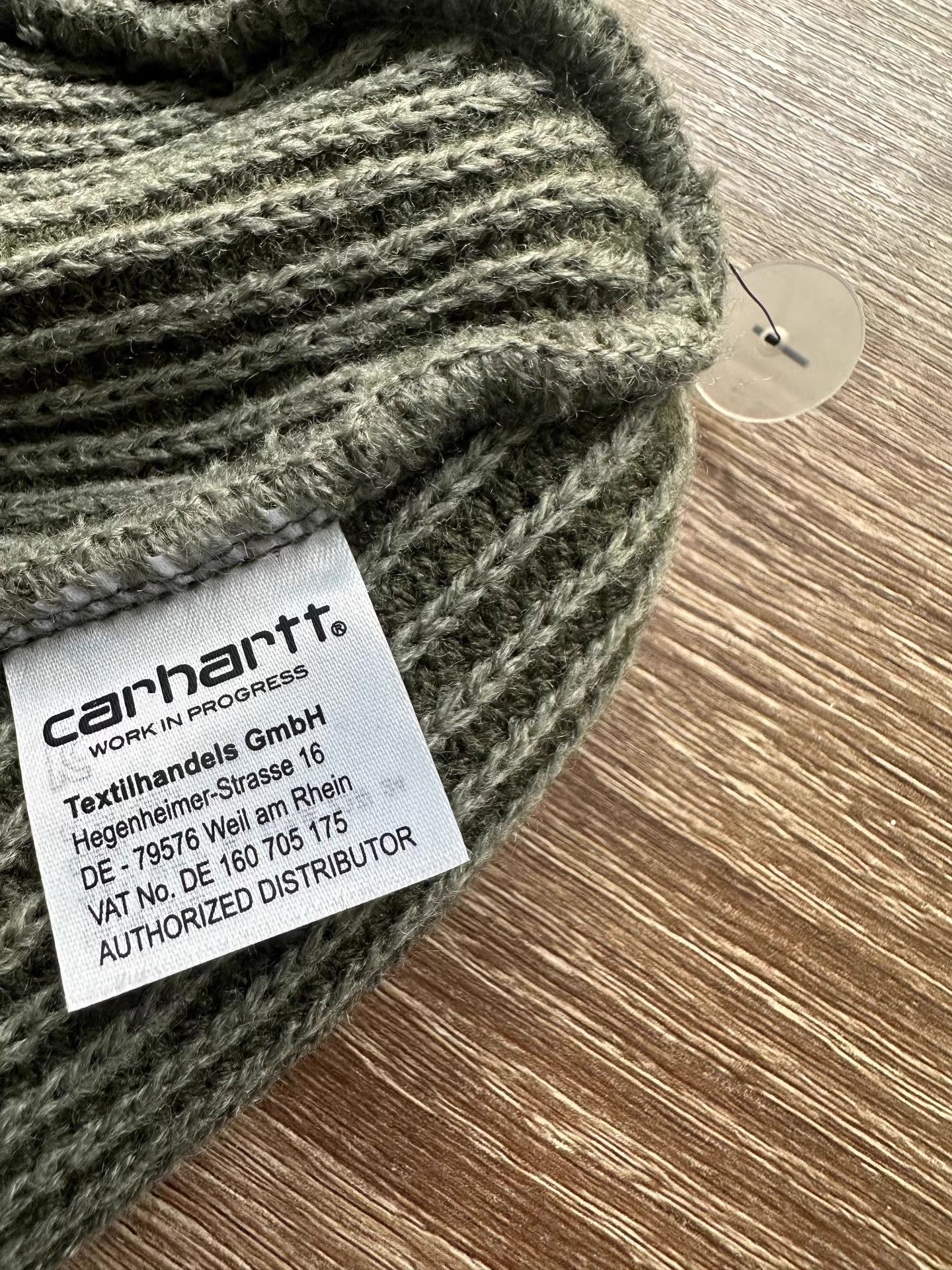 Carhartt Wip CARHARTT WIP Green Heavyweight Knit Beanie Ｑ22 Size ONE SIZE - 4 Thumbnail