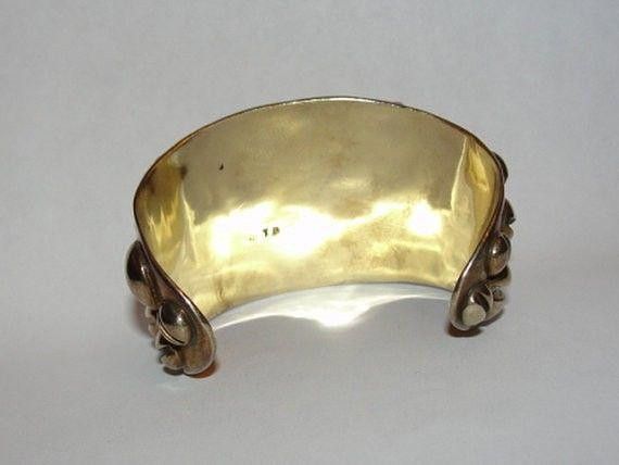 Designer 18kt Gold Vermeil Sterling Phillips Head Cuff Bracelet Size ONE SIZE - 4 Thumbnail