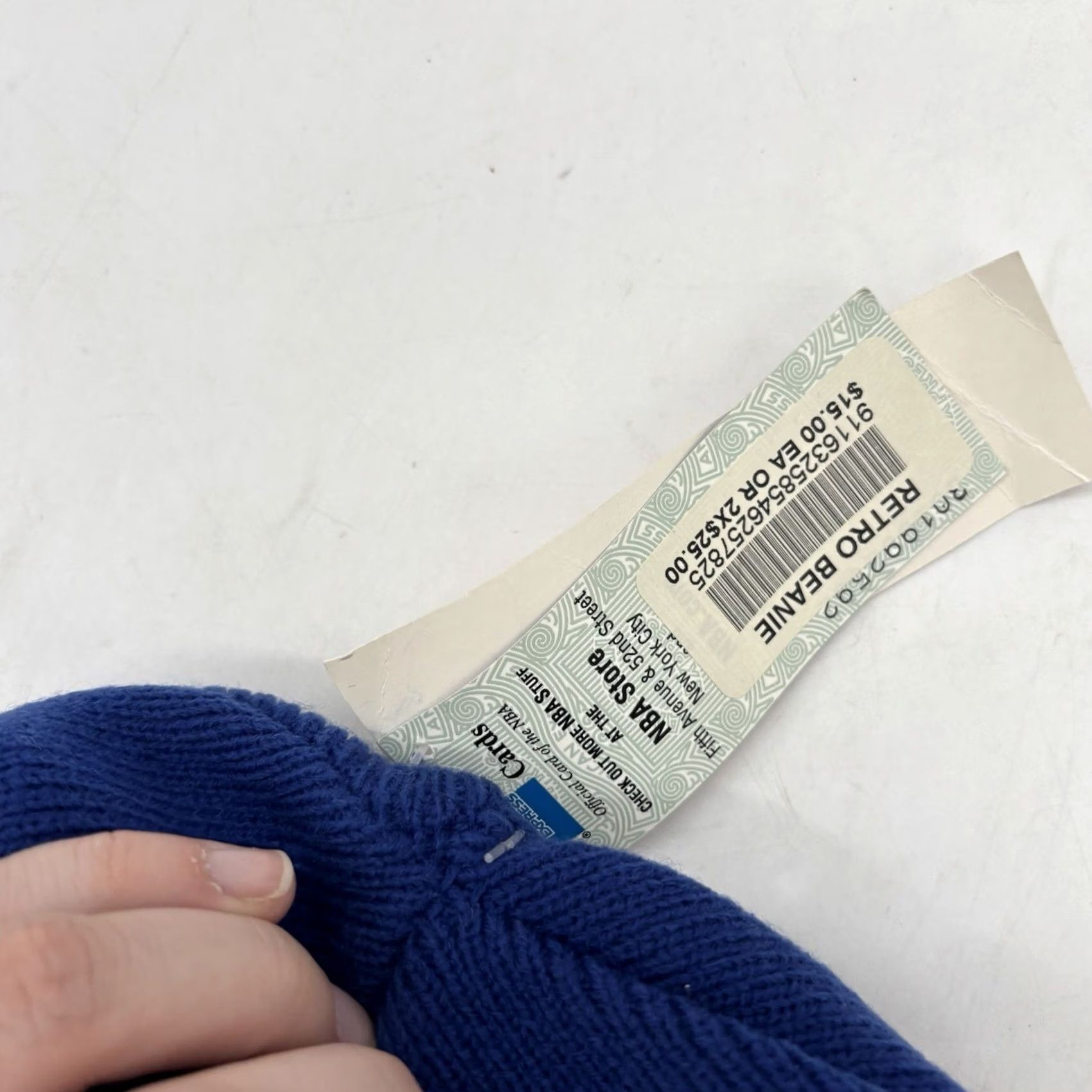 American Needle PHILADELPHIA 76ERS BEANIE AUTHENTIC CUFFED AMERICAN NEEDLE OSFA NEW Blue Striped Beanie Mens One Size Winter Spring Summer Fall Size ONE SIZE - 3 Thumbnail