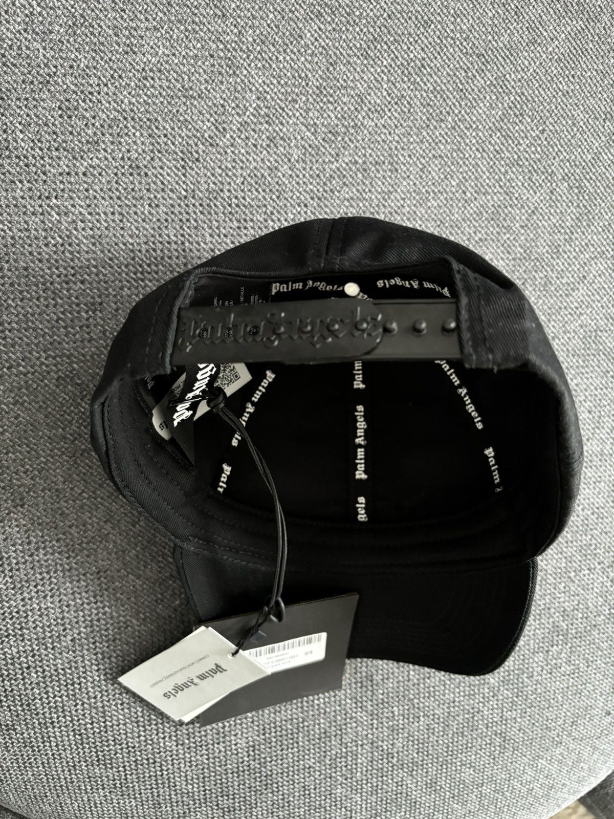 Palm Angels Palm Angels Logo Embroidered Cap Black Size ONE SIZE - 4 Thumbnail