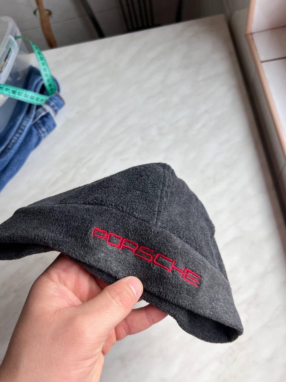 Vintage Vintage Porsche Auto Germany Hat Racing Fleece Size ONE SIZE - 2 Thumbnail
