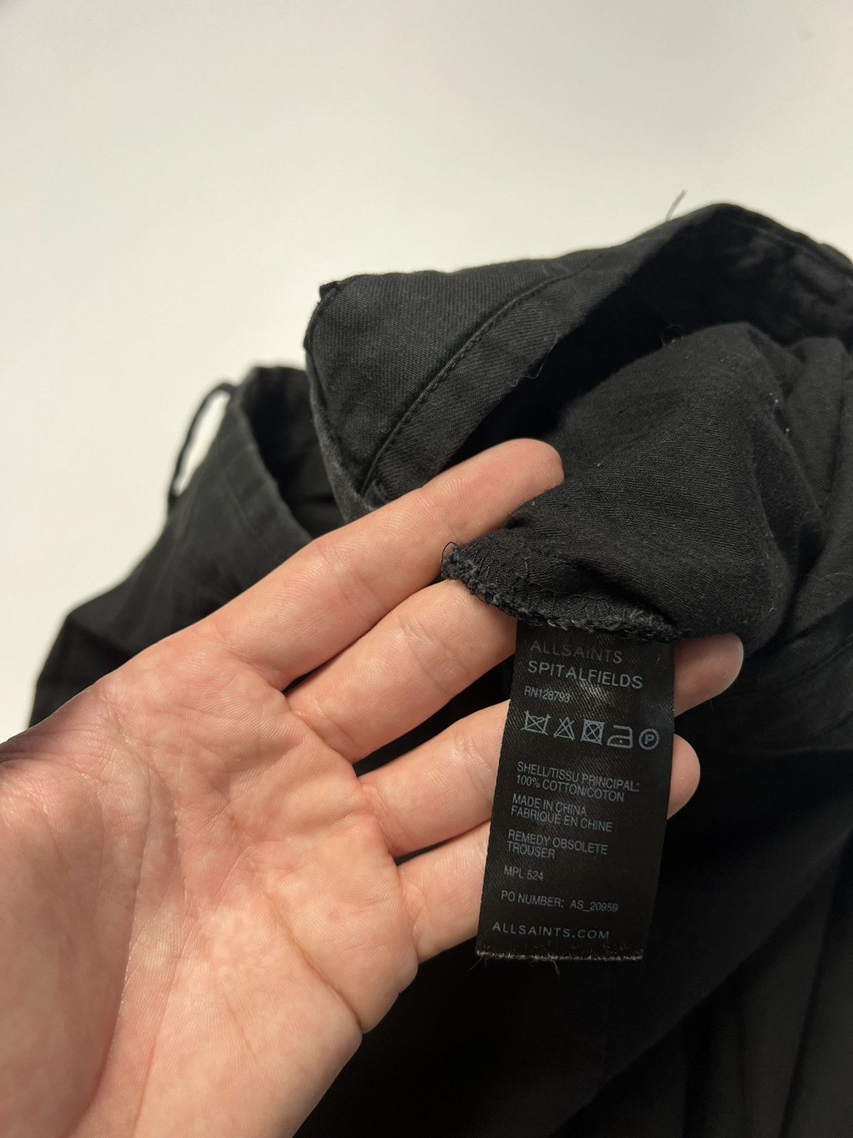 Allsaints Allsaints Remedy Obsolete Cropped Trousers Rick Owens Style Size US 32 / EU 48 - 12 Thumbnail