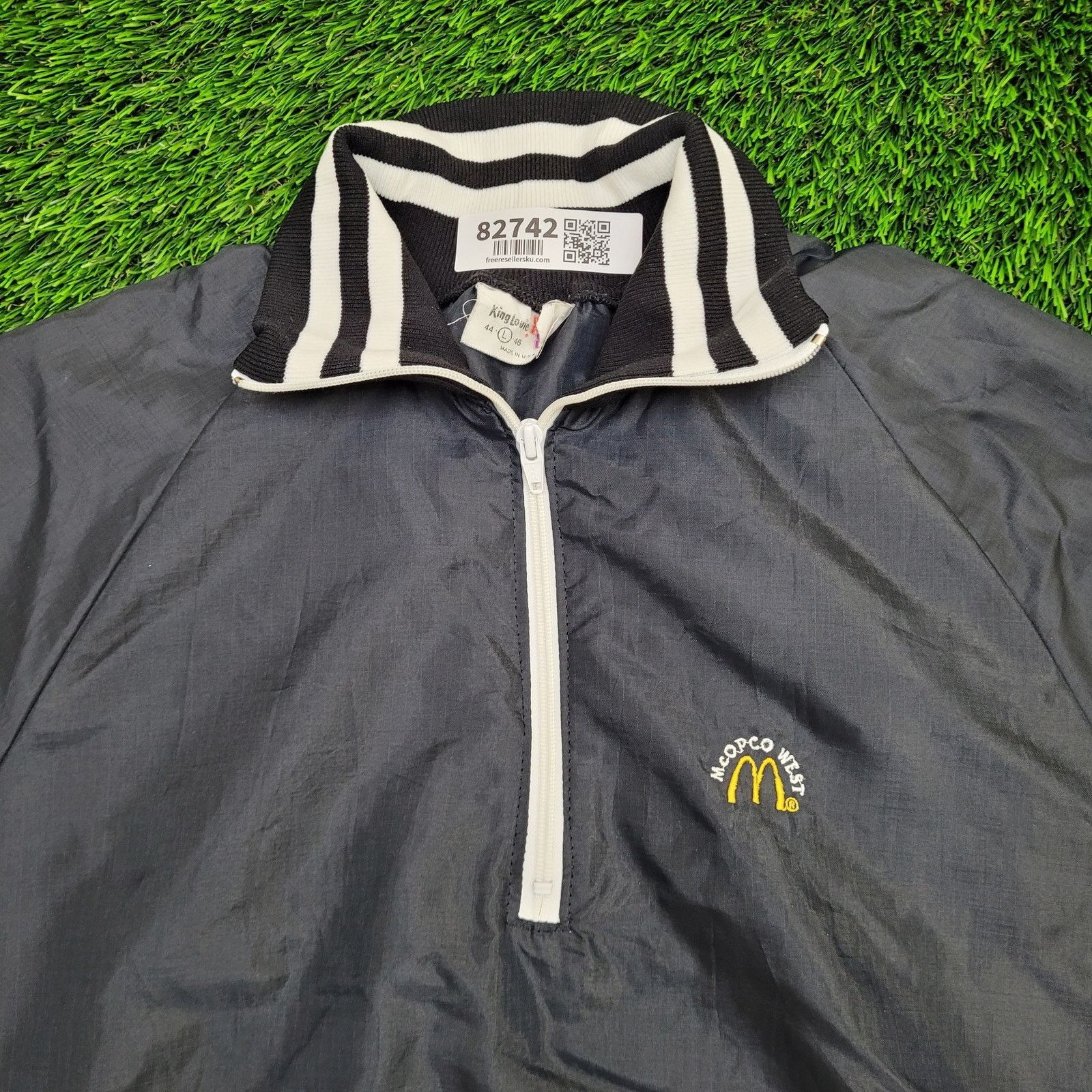 Vintage Vintage King-Louie Bomber Jacket L 25x26 Baggy McDonalds Size US L / EU 52-54 / 3 - 10 Thumbnail