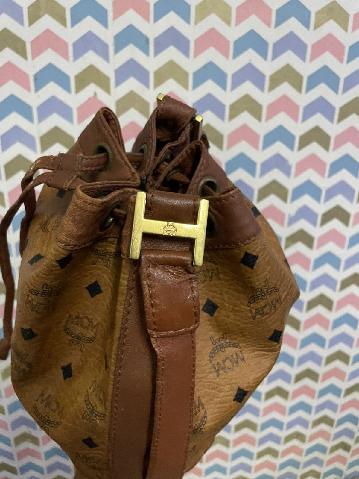 MCM MCM Monogram Bucket Shoulder Size ONE SIZE - 7 Thumbnail