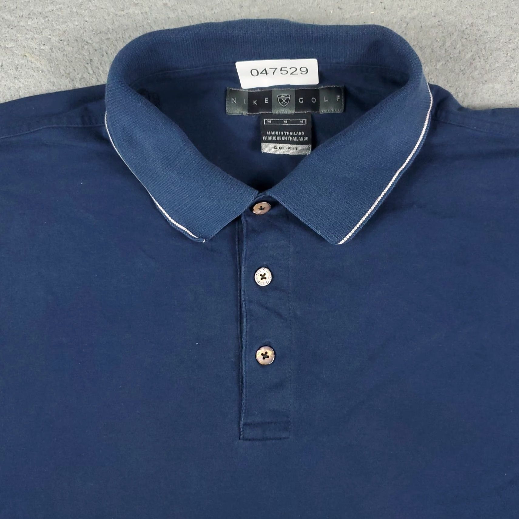 Nike Nike Polo Shirt Mens M Blue Cotton Short Sleeve Casual Golf Sport Shirt Mens Regular Fit Size US M / EU 48-50 / 2 - 2 Thumbnail