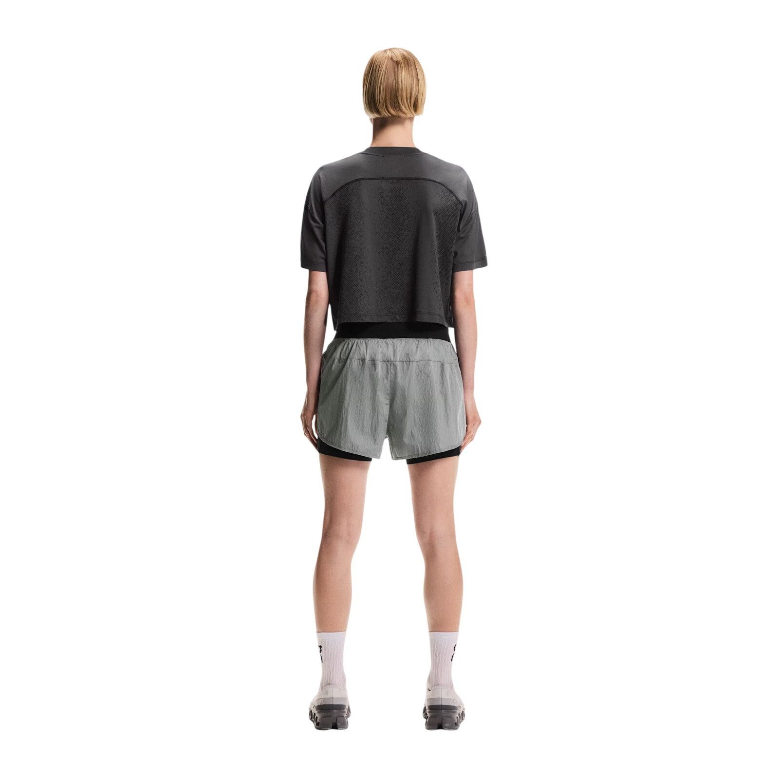 On On Running Performance Volt Grey Shorts Women - Size S - New Size 26" / US 2 / IT 38 - 5 Thumbnail