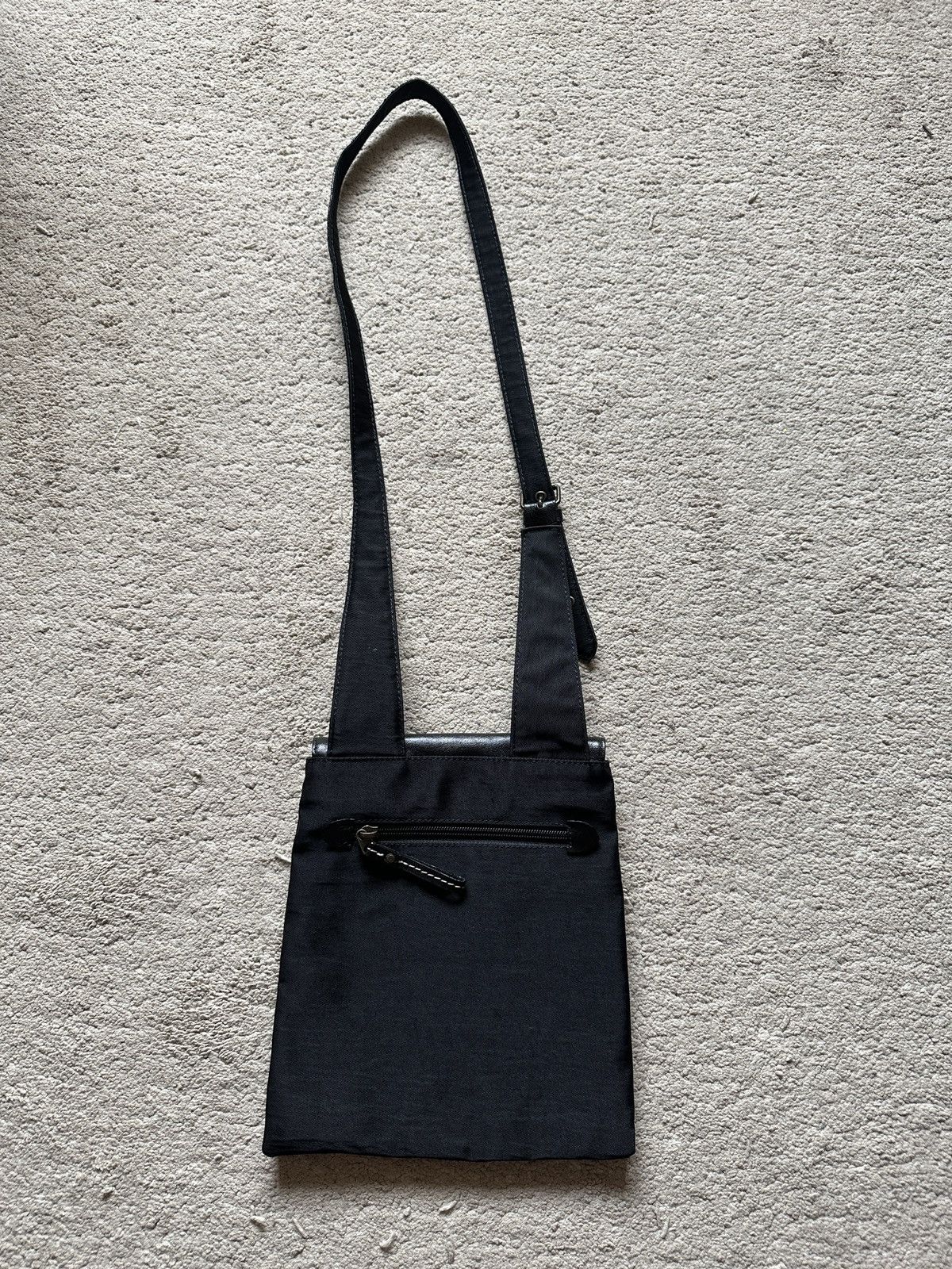 Comme des Garcons Homme Plus 1990s L’ALTOPIANO Nylon mix Leather Sling Bag/Crossbody Bag Size ONE SIZE - 4 Thumbnail