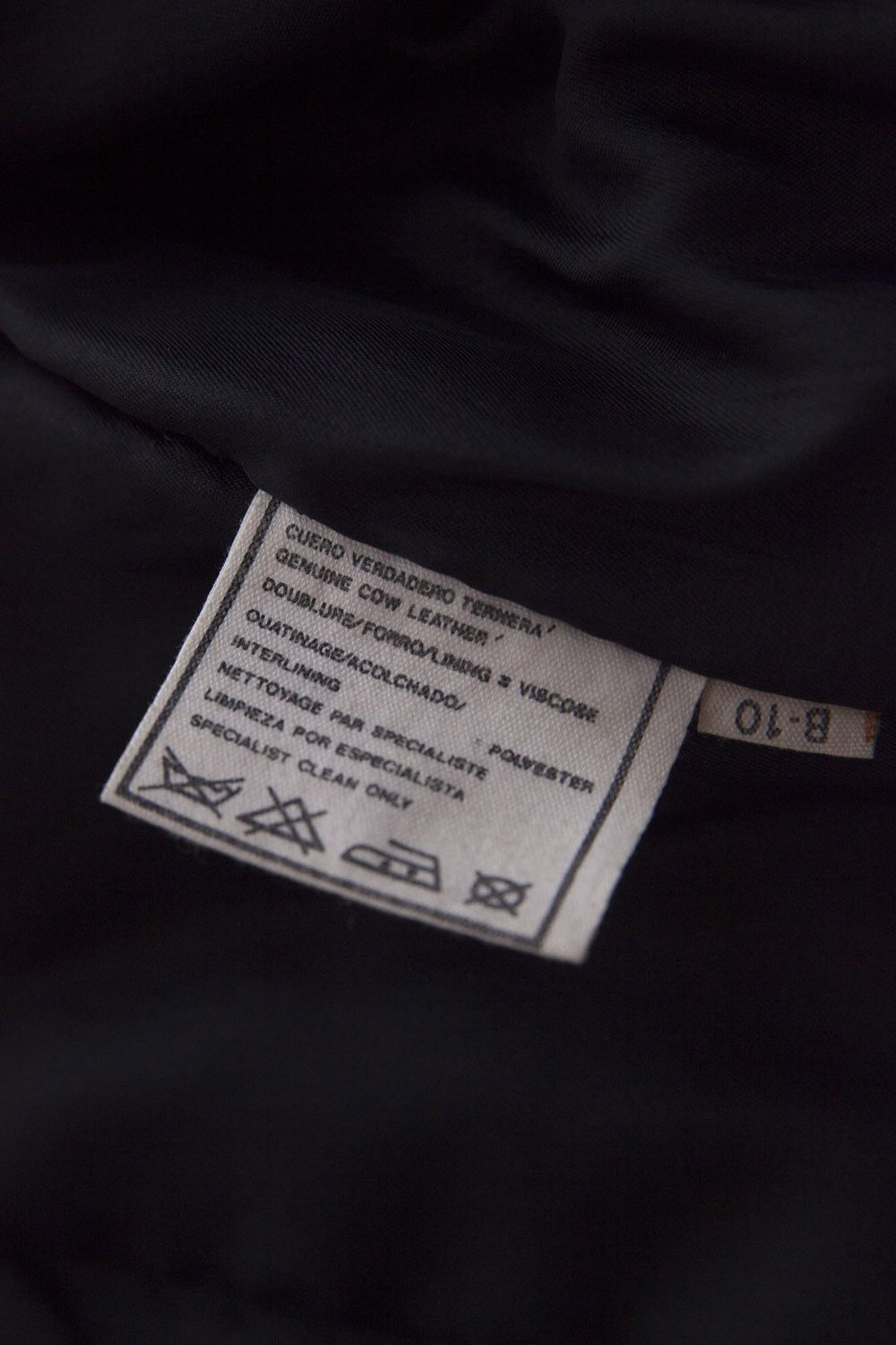 Vintage Vintage 1990's black leather perfecto jacket Size US M / EU 48-50 / 2 - 8 Thumbnail