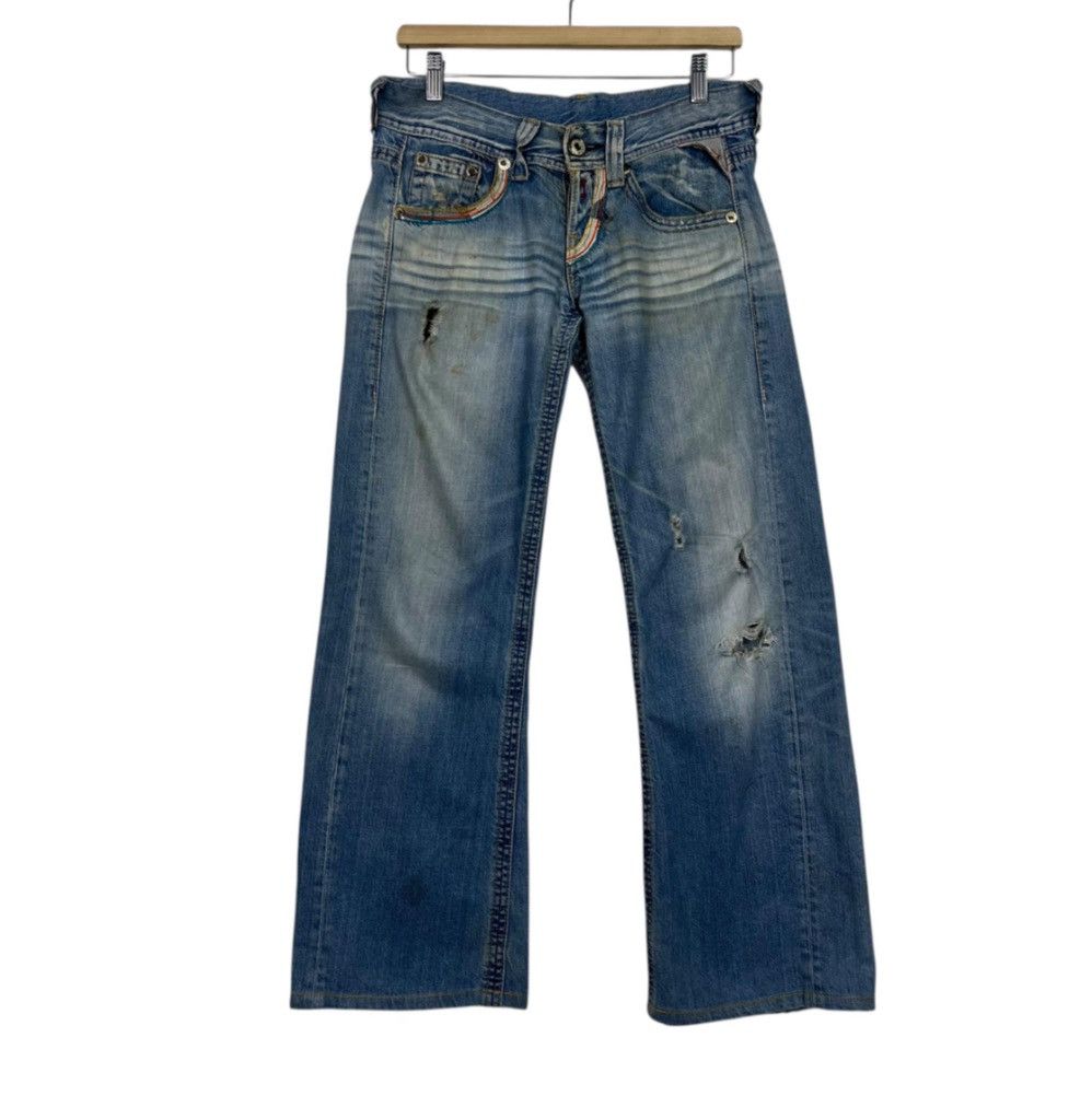Replay Vintage Replay Distressed Denim Jeans Size US 31 - 1 Thumbnail