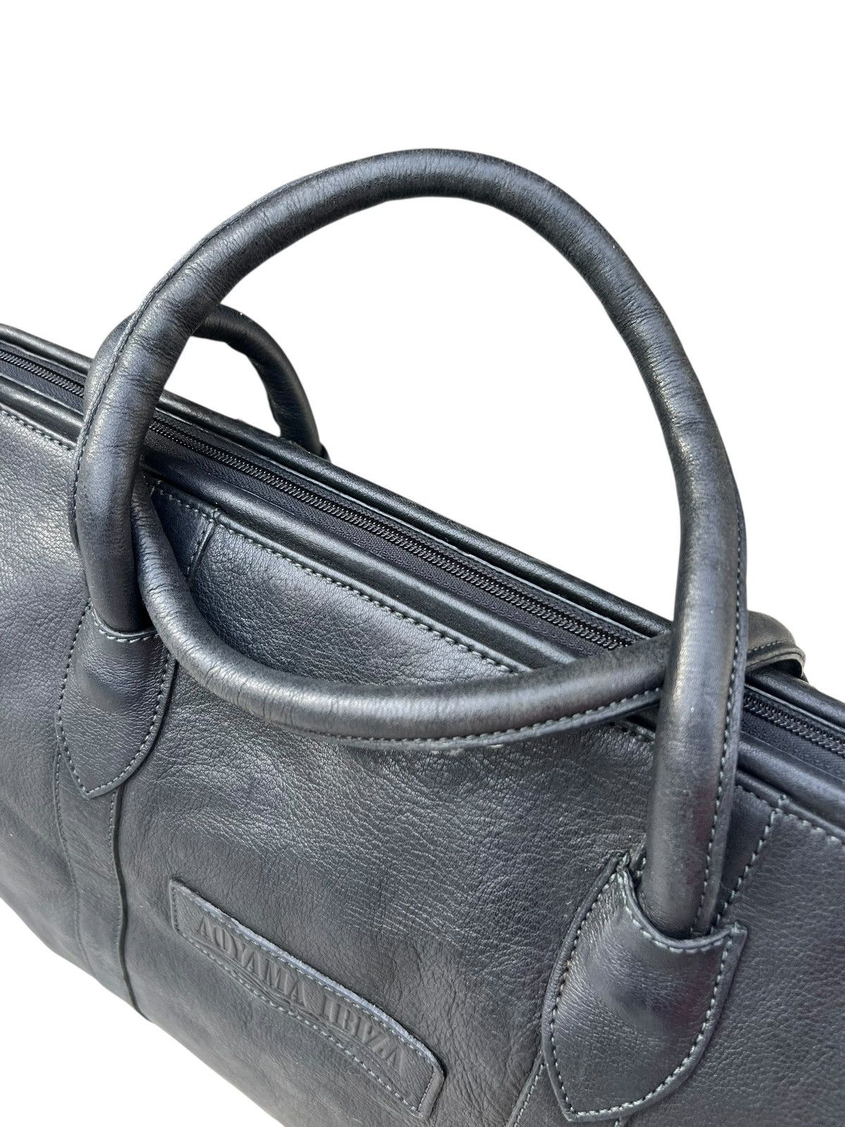 Porter IBIZA Japan Distressed Patina Black Leather Doctor Bag Size ONE SIZE - 19 Thumbnail