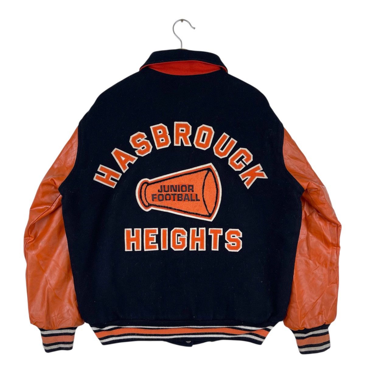 Other 80’s Hewitt Mfg Hasbrouck Heights Leather Varsity Size US L / EU 52-54 / 3 - 1 Thumbnail