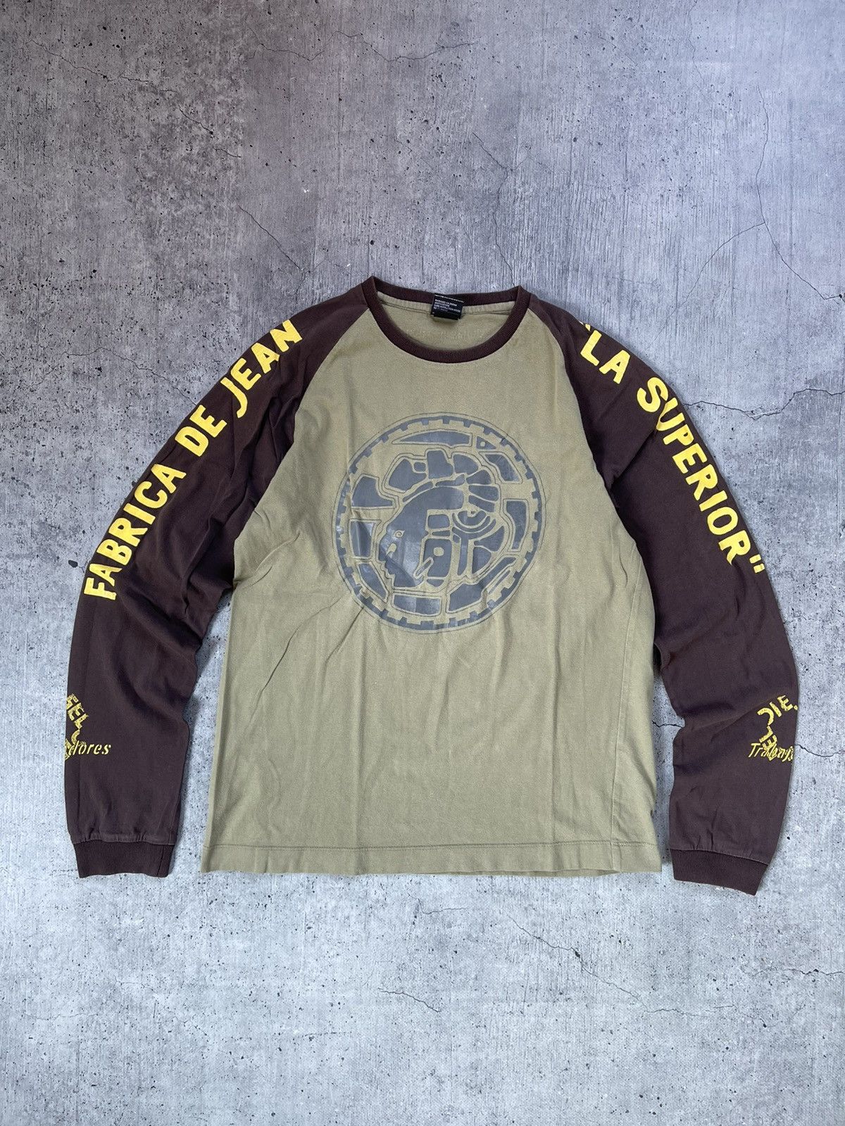 Diesel × Vintage VINTAGE DIESEL BIG LOGO AVANT GARDE OPIUM LONGSLEEVE 90s Size US S / EU 44-46 / 1 - 2 Thumbnail