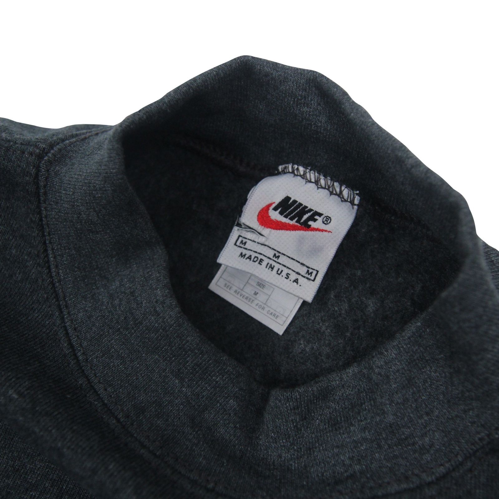 Nike × Vintage Vintage 90s Nike Mock Neck Sweatshirt Size US M / EU 48-50 / 2 - 4 Thumbnail