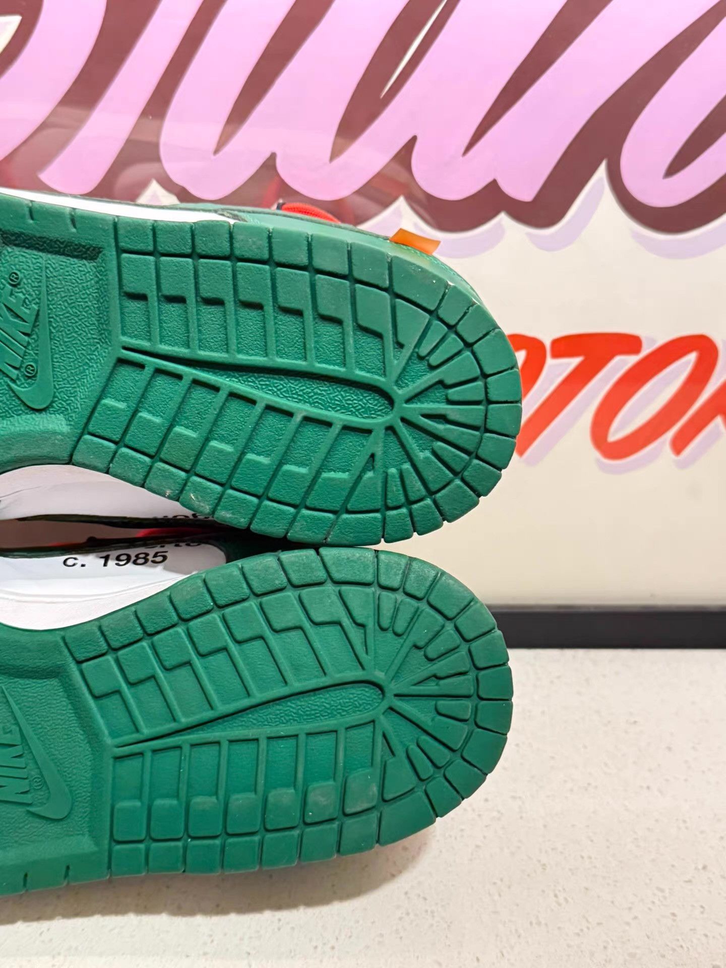 Off-White OFF-WHITE x Nike Dunk leather low-top sneakers Ｑ20 Size US 10 / EU 43 - 2 Thumbnail