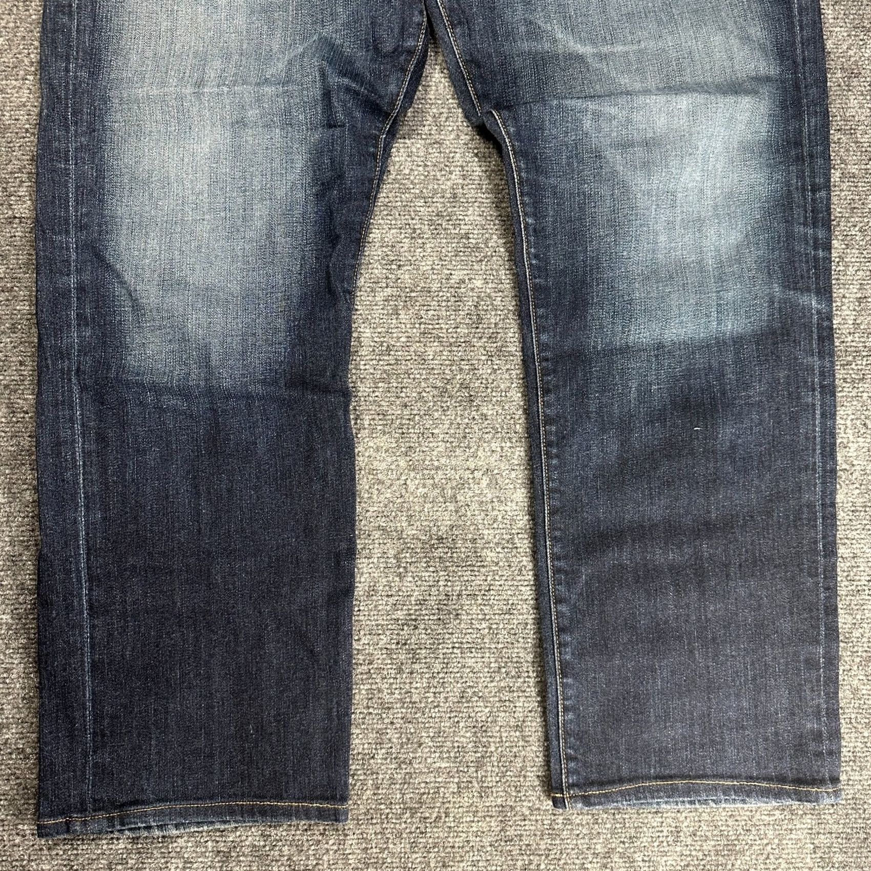 Vintage AG Adriano Goldschmied The Graduate Tailored Leg Jeans Mens 38 Denim Stretch Blue 5-Pocket Modern Classic Regular Mens Size US 38 / EU 54 - 2 Thumbnail