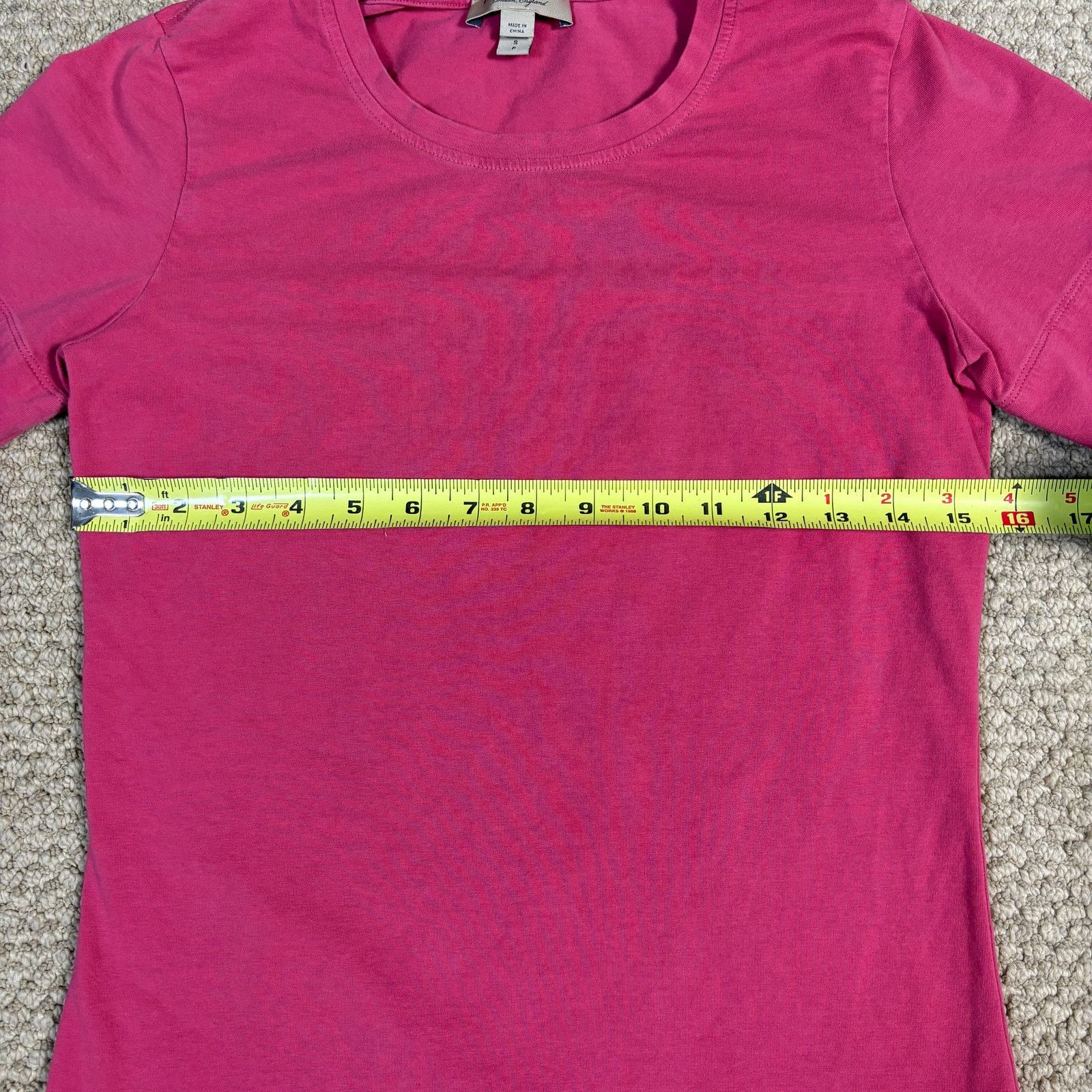Burberry y2k 2000s style Burberry London womens Tshirt pink small Size L / US 10 / IT 46 - 4 Thumbnail