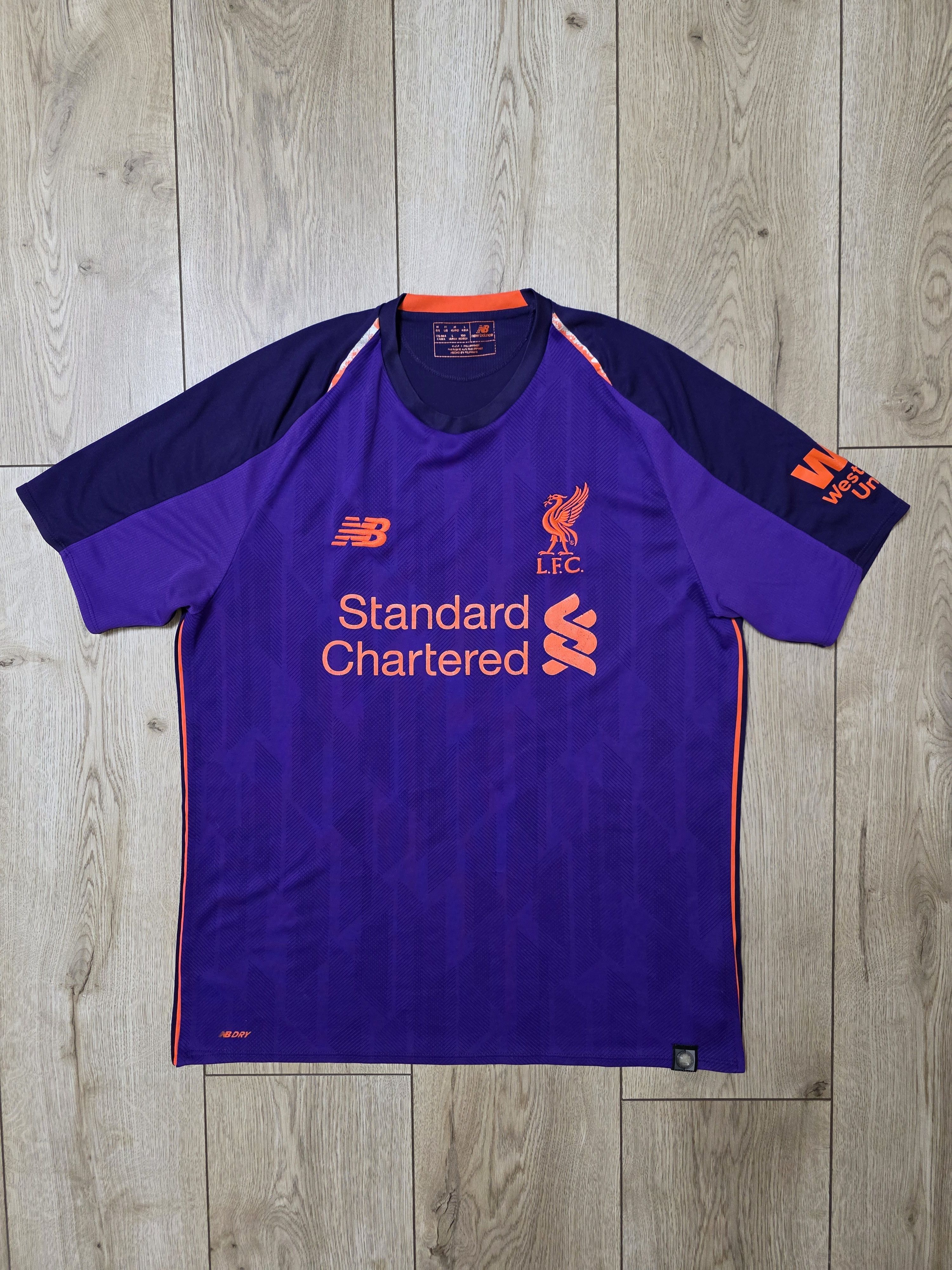 New Balance LIVERPOOL 2018 2019 AWAY FOOTBALL SHIRT SOCCER JERSEY Size US M / EU 48-50 / 2 - 1 Thumbnail