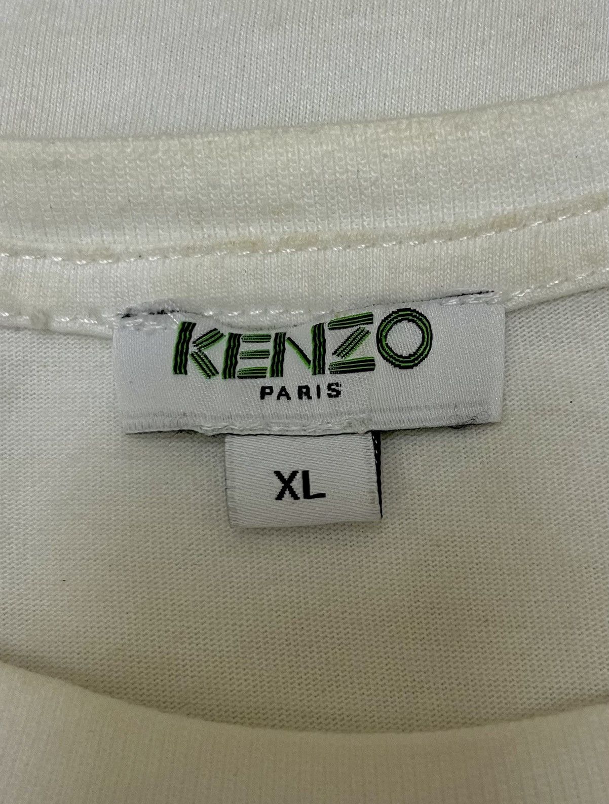 Kenzo Kenzo Paris Tiger T shirt Size US XL / EU 56 / 4 - 2 Thumbnail