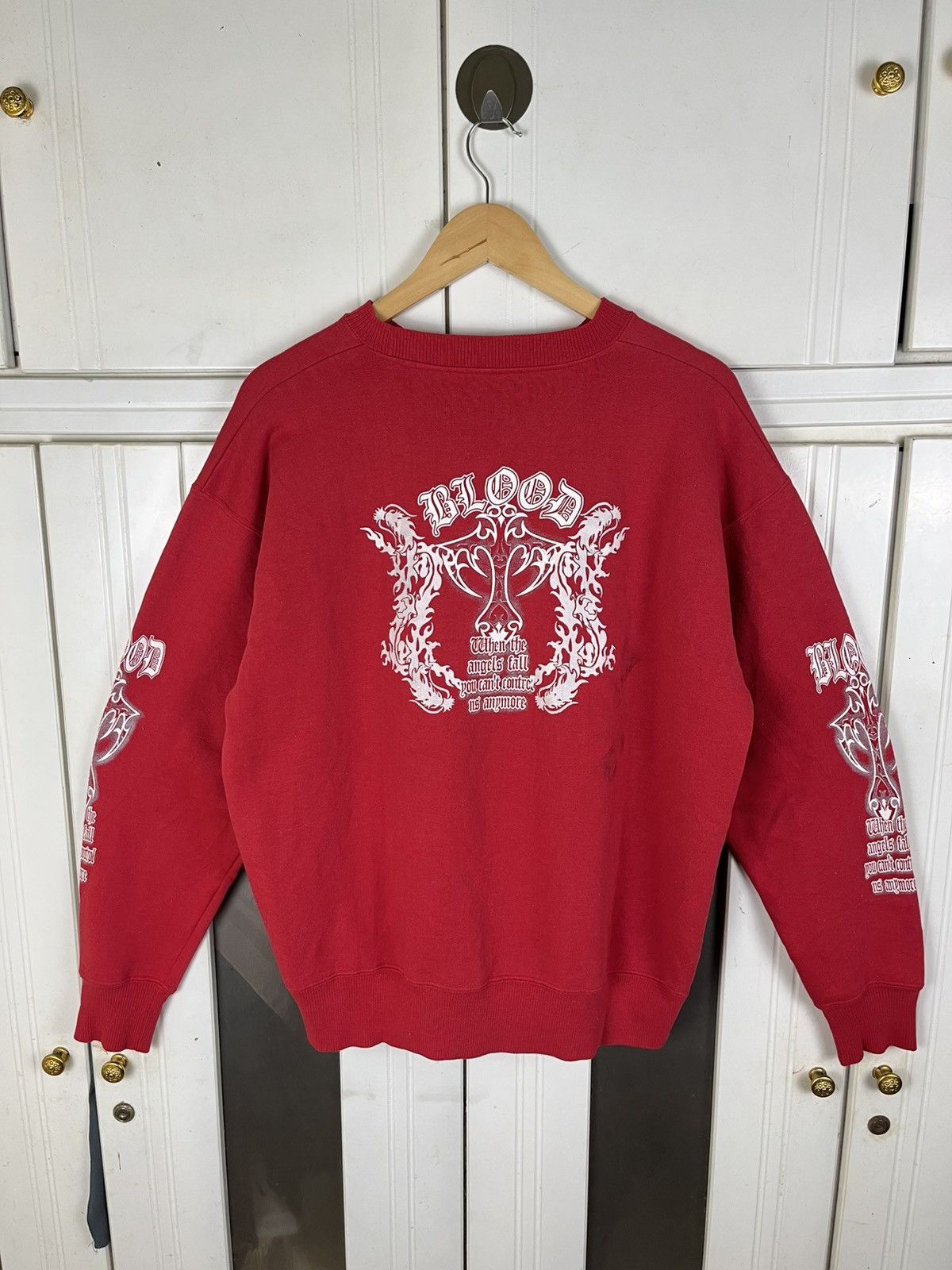 Japanese Brand × Vintage Vintage Cross Dragon Beaumere Sweatshirt Size US L / EU 52-54 / 3 - 1 Thumbnail