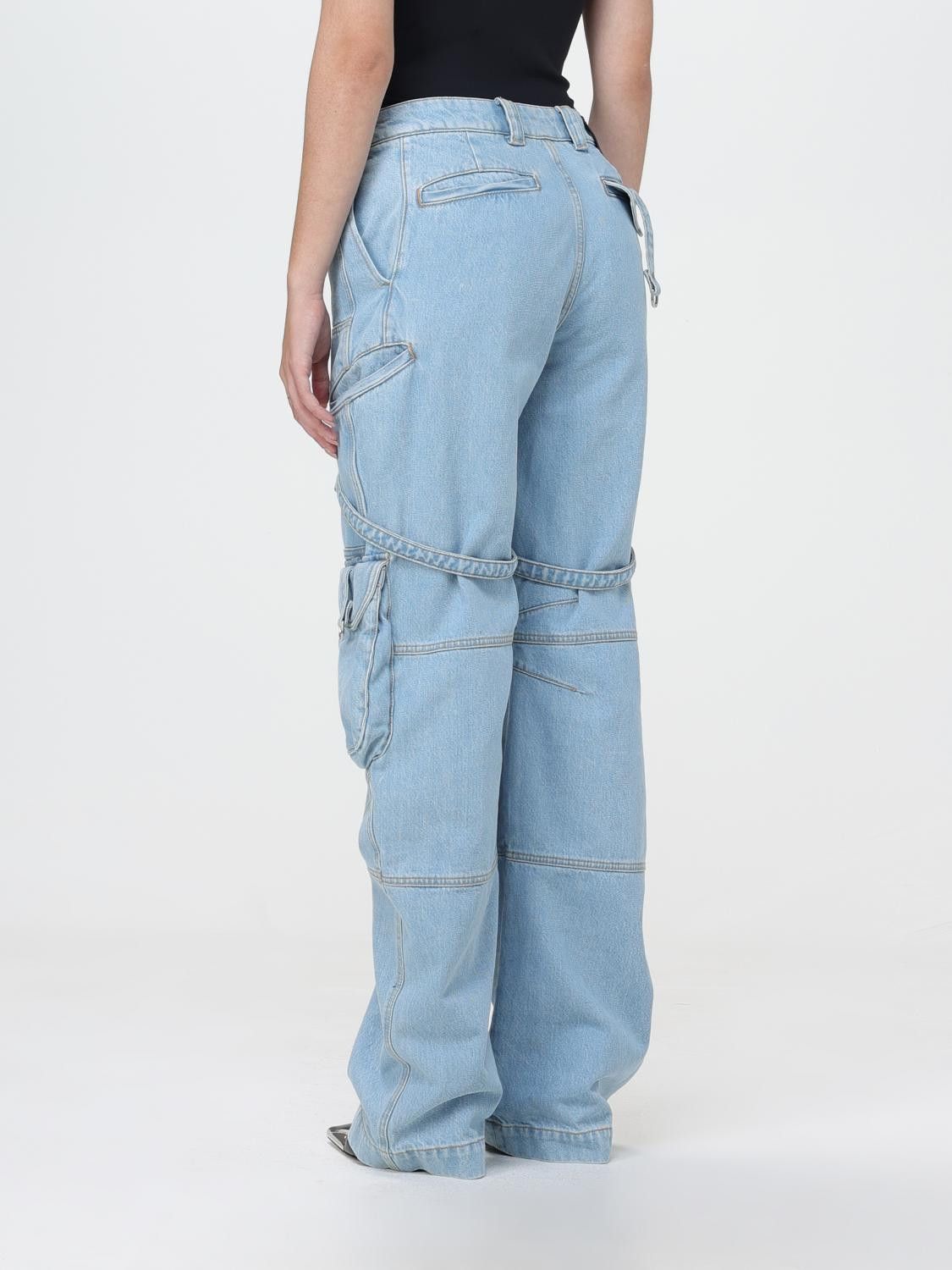 Off-White o1y1225 Denim Pant in Blue Size 26" / US 2 / IT 38 - 3 Thumbnail