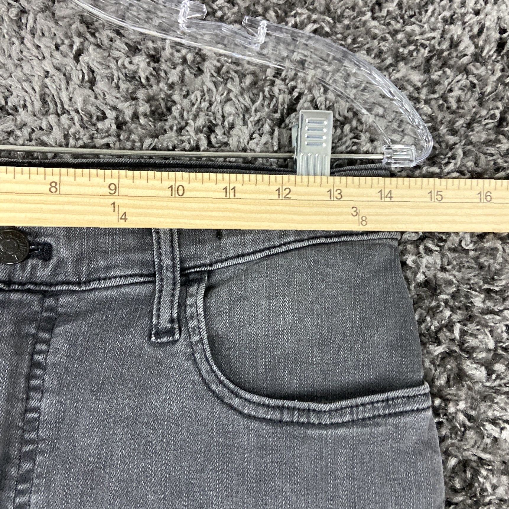 Madewell Madewell Jeans Women 27 Size 27 Gray Skinny Distressed 10” High Rise Skinny Jeans Size 27" / US 4 / IT 40 - 6 Thumbnail