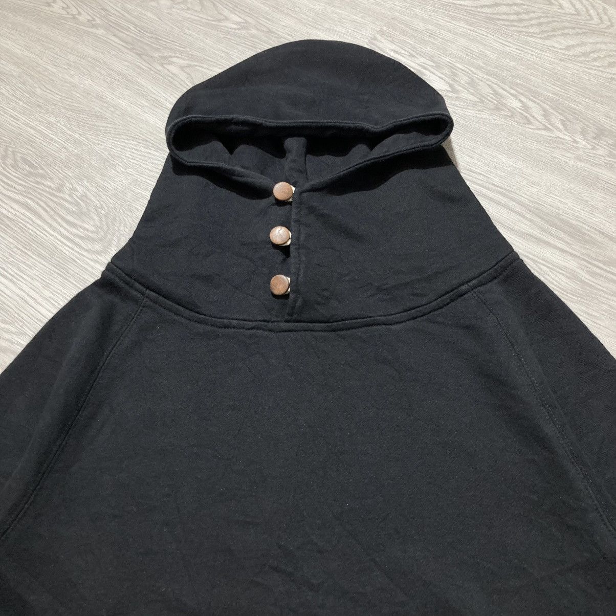 20471120 2000s Controcte Unique Pullover Hoodie Black Kapital Style Size US M / EU 48-50 / 2 - 4 Thumbnail