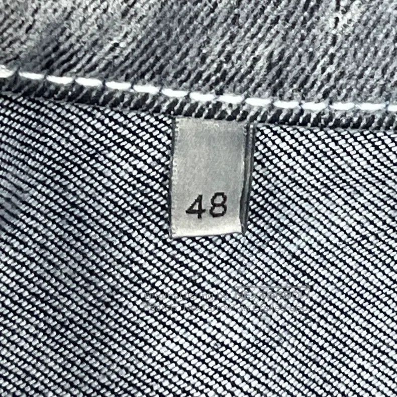Dior Dior Gray classic logo velvet satin denim jacket Size US M / EU 48-50 / 2 - 7 Thumbnail