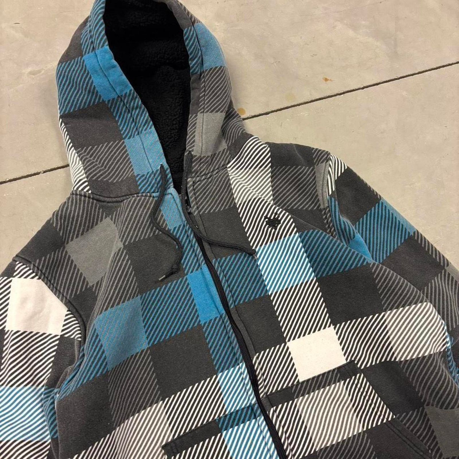 Other Y2k plaid insulated skater zip up jacket Size US L / EU 52-54 / 3 - 2 Thumbnail