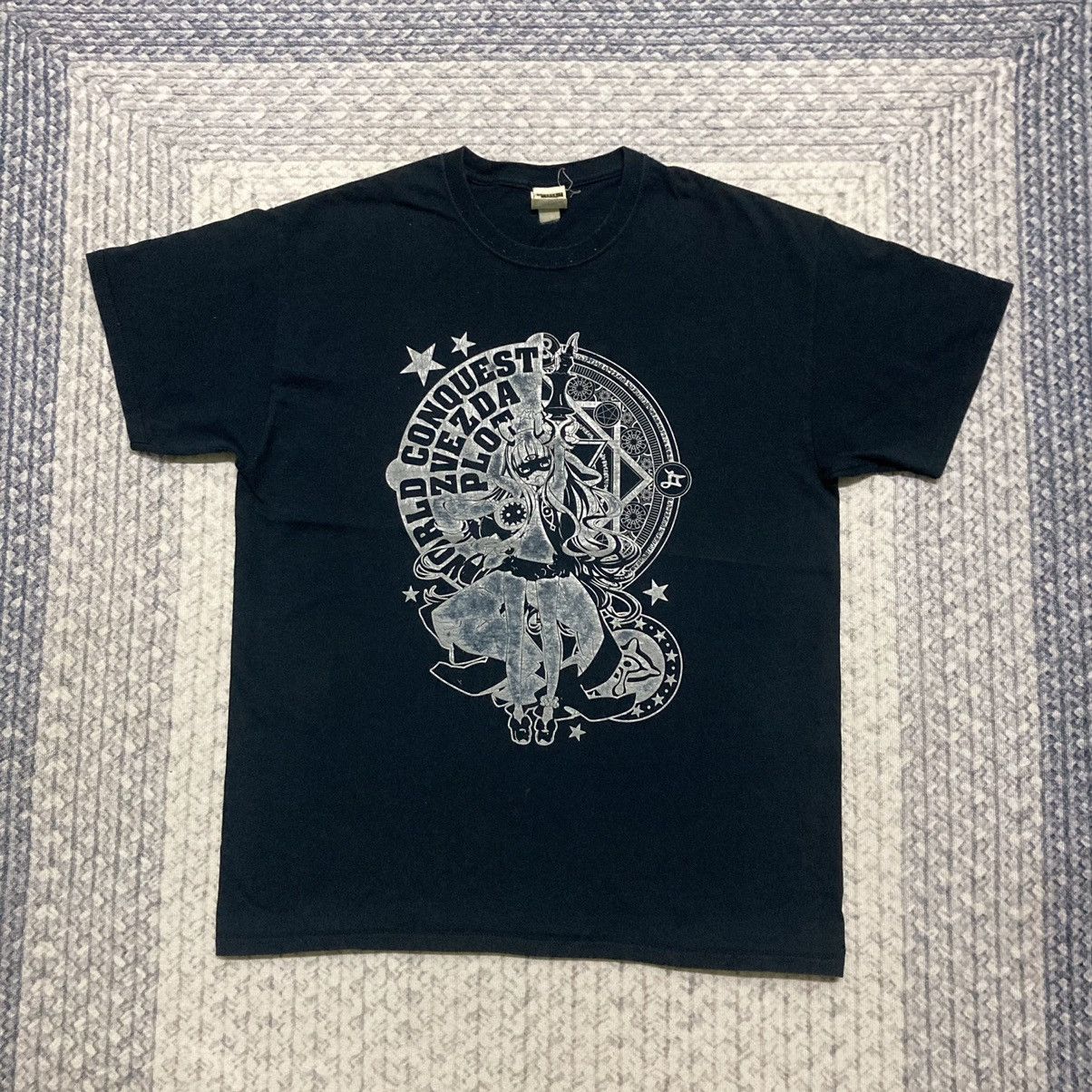 Anime × Japanese Brand Rare World Conquest Zvezda Plot Anime Tees Size US L / EU 52-54 / 3 - 1 Thumbnail