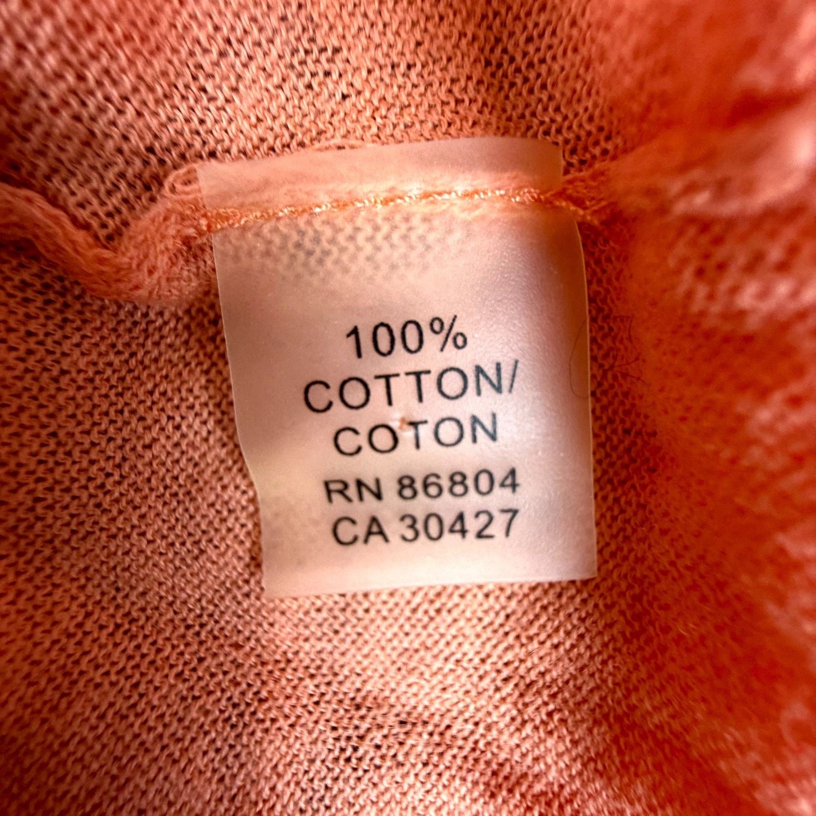 Magaschoni Magaschoni New York Sweater Womens Large Orange Sleeveless Size L / US 10 / IT 46 - 8 Thumbnail