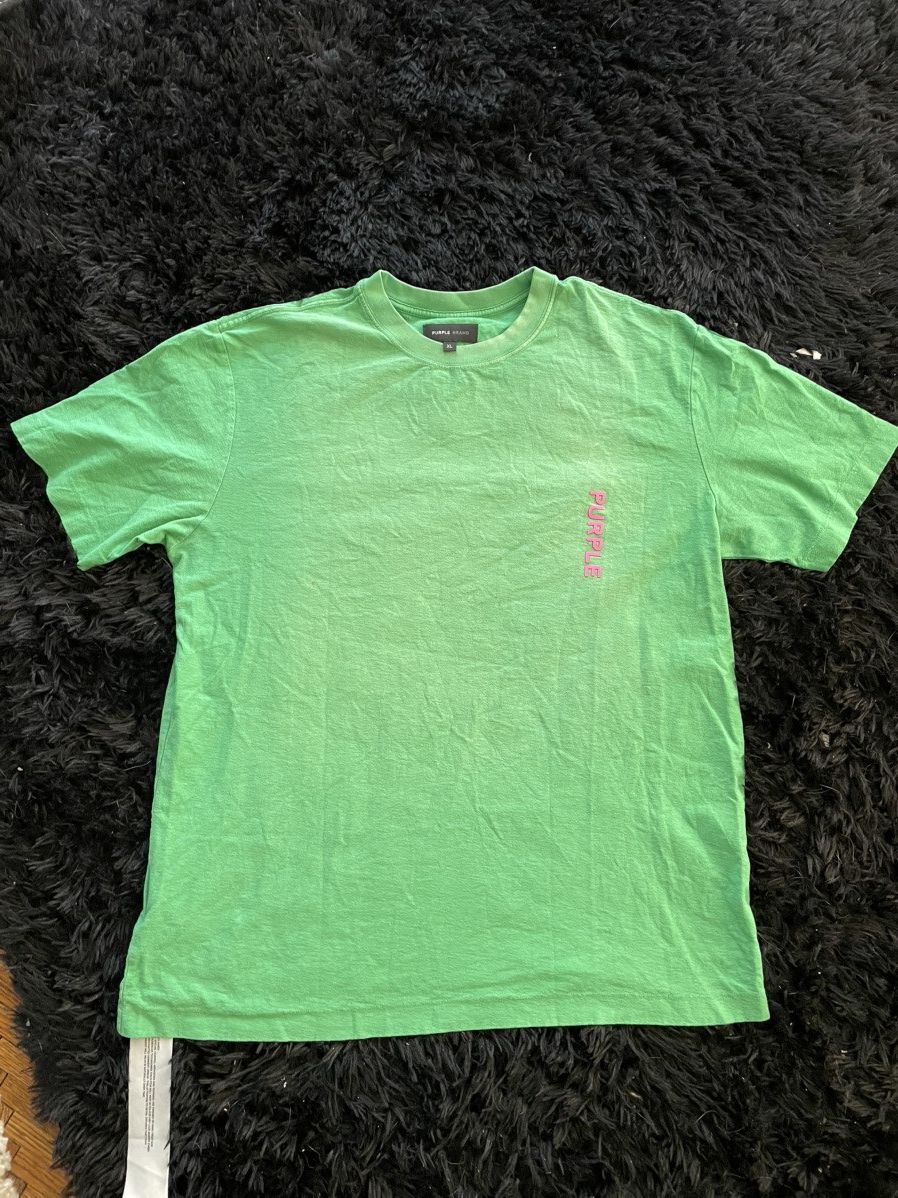 Purple Brand Purple Brand Green Tee Size US XL / EU 56 / 4 - 1 Thumbnail