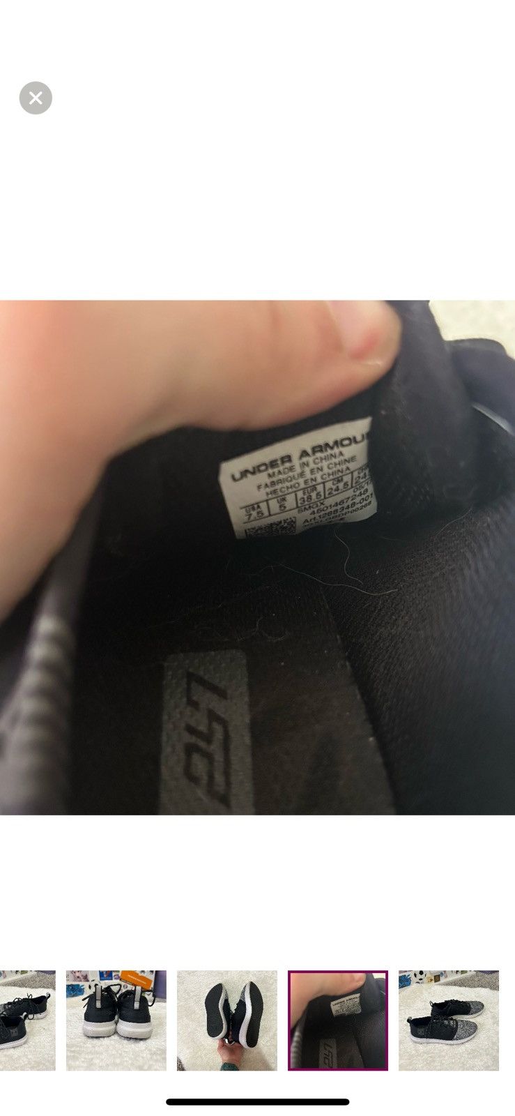 Under Armour Under armour charged 24/7 sneaker size 7.5 Size US 7.5 / IT 37.5 - 7 Thumbnail