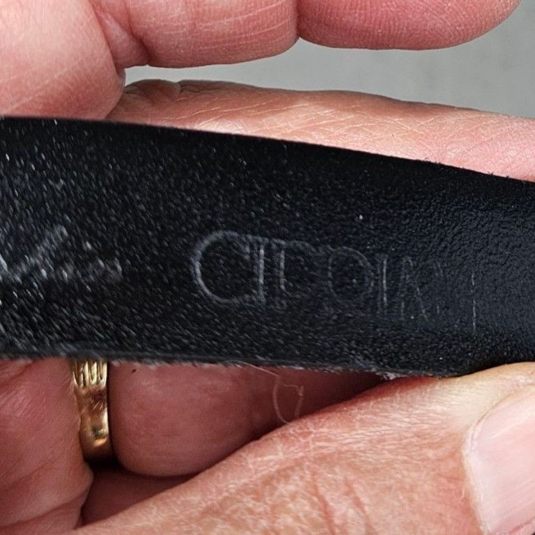 Vintage Vintage 80s 90s Cipriani Black Italian Alligator Calfskin Be Size ONE SIZE - 6 Thumbnail