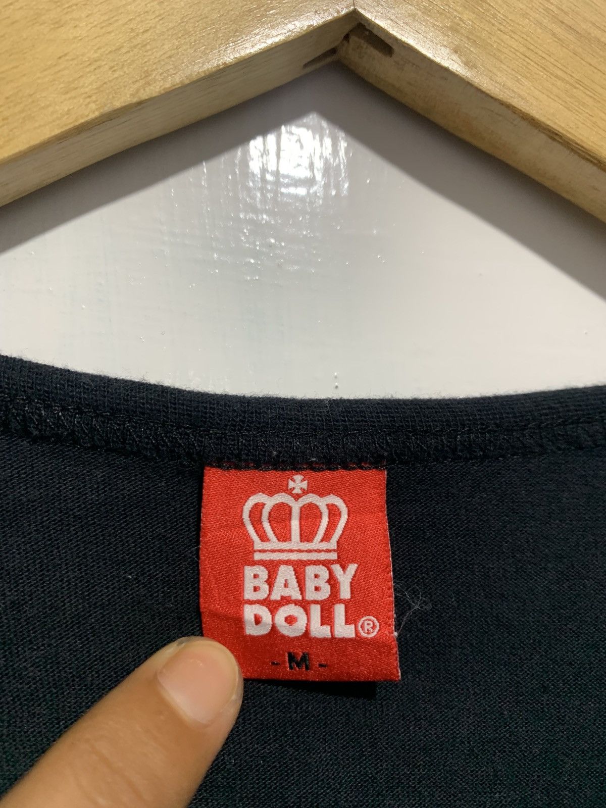 Japanese Brand Baby Doll Gothic Y2k Poem Black Tshirt Size M / US 6-8 / IT 42-44 - 4 Thumbnail