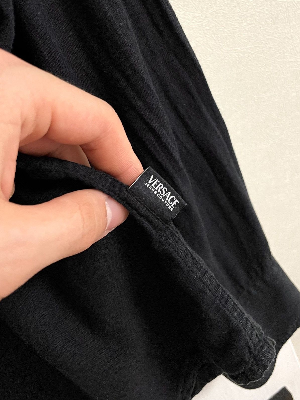 Versace Jeans Couture Vintage Versace Jeans Couture Big Logo Pocket Linen Shirt Size US M / EU 48-50 / 2 - 6 Thumbnail