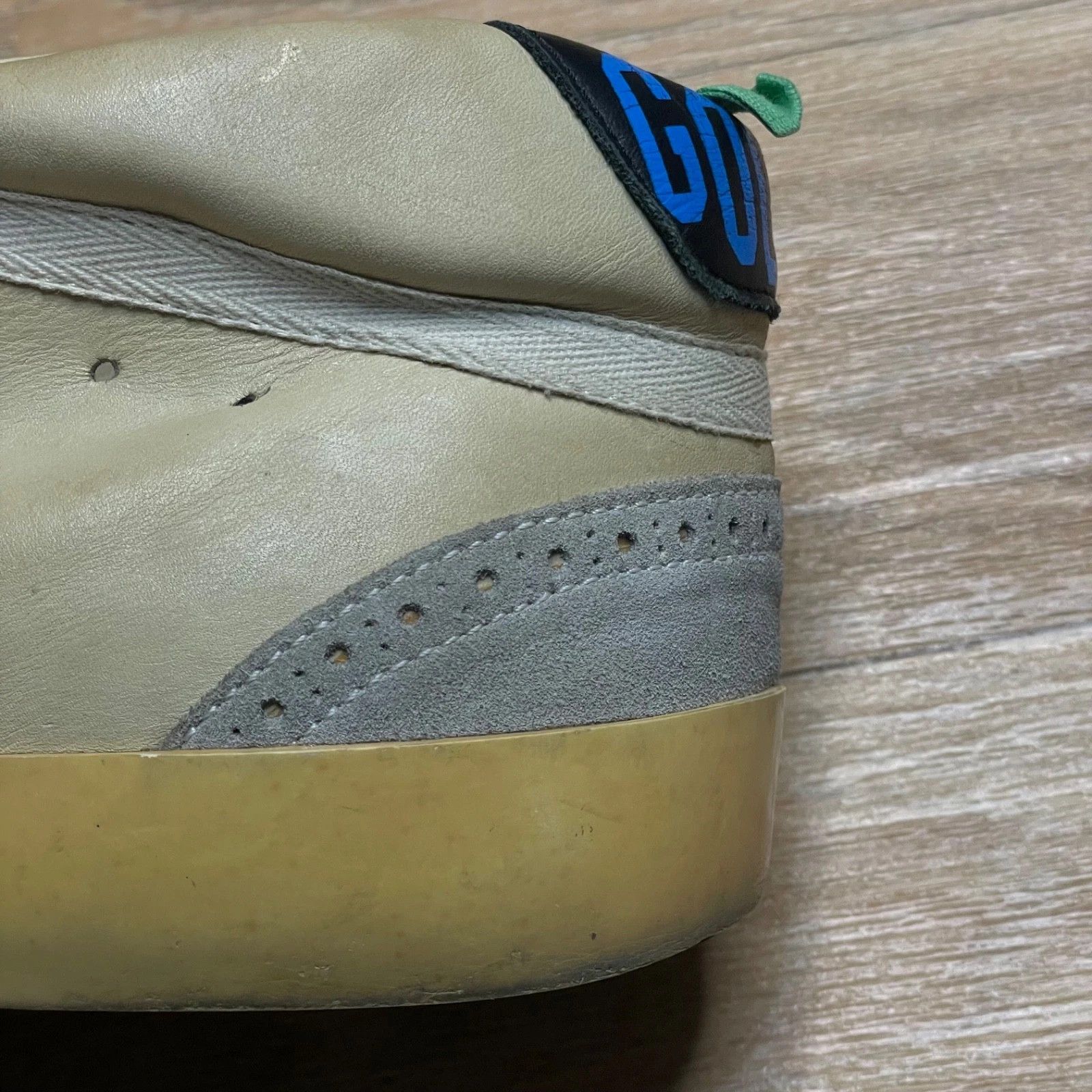 Golden Goose Golden Goose Sneakers MID STAR GGDB High Top Leather BEIGE Size US 10 / EU 43 - 6 Thumbnail