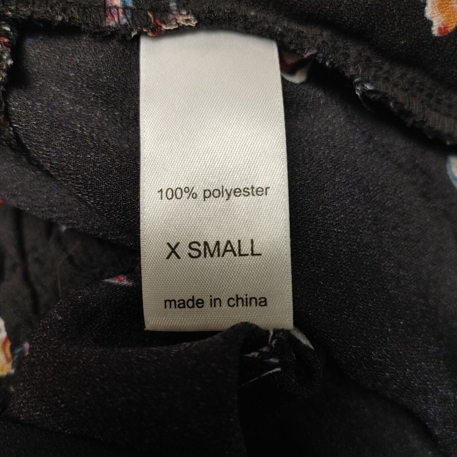 Other Maurices Women's Black Floral Print Wide Leg Pants XS Size 26" / US 2 / IT 38 - 3 Thumbnail