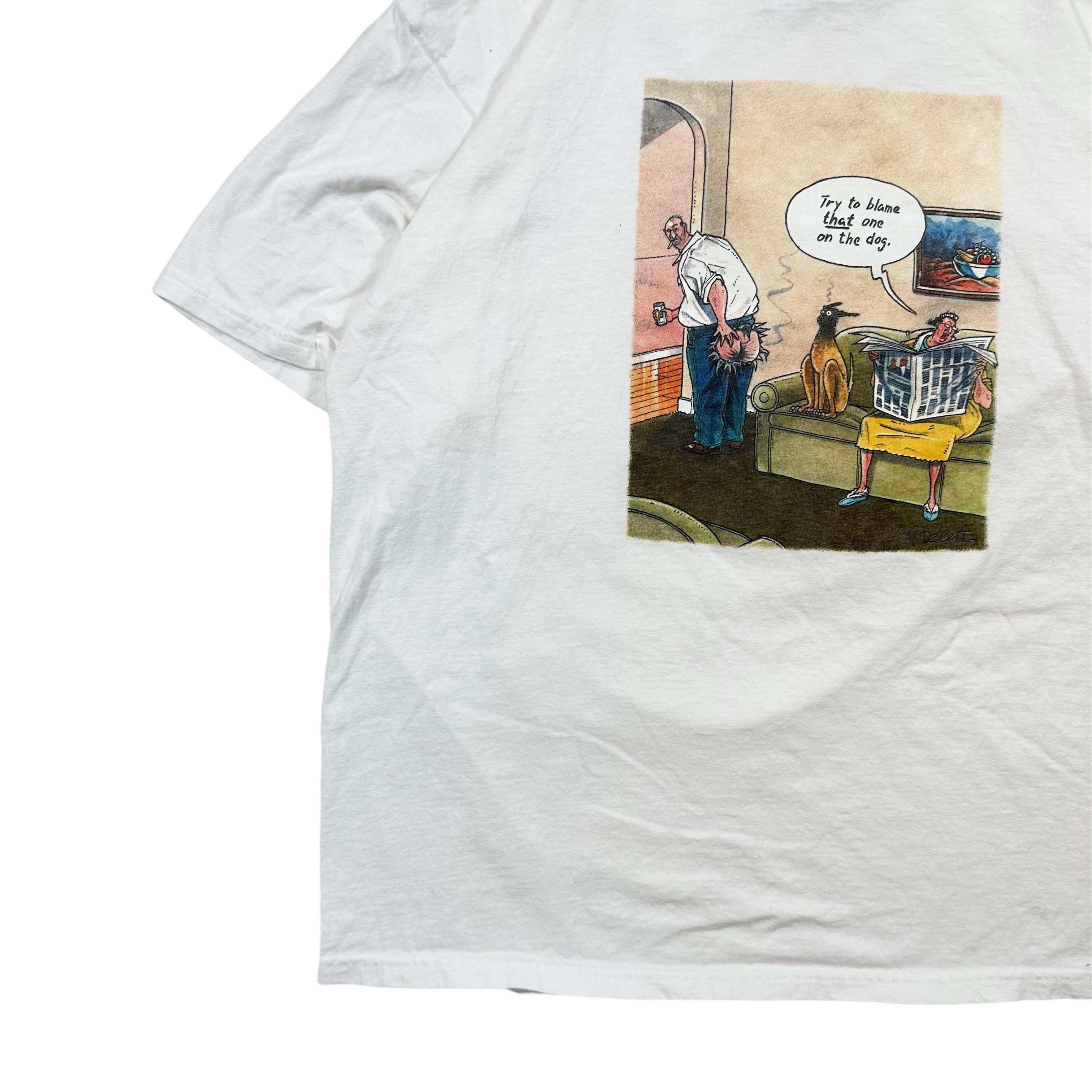 Vintage Vintage 90s Try to Blame THAT on the Dog Graphic Parody Size US XL / EU 56 / 4 - 3 Thumbnail