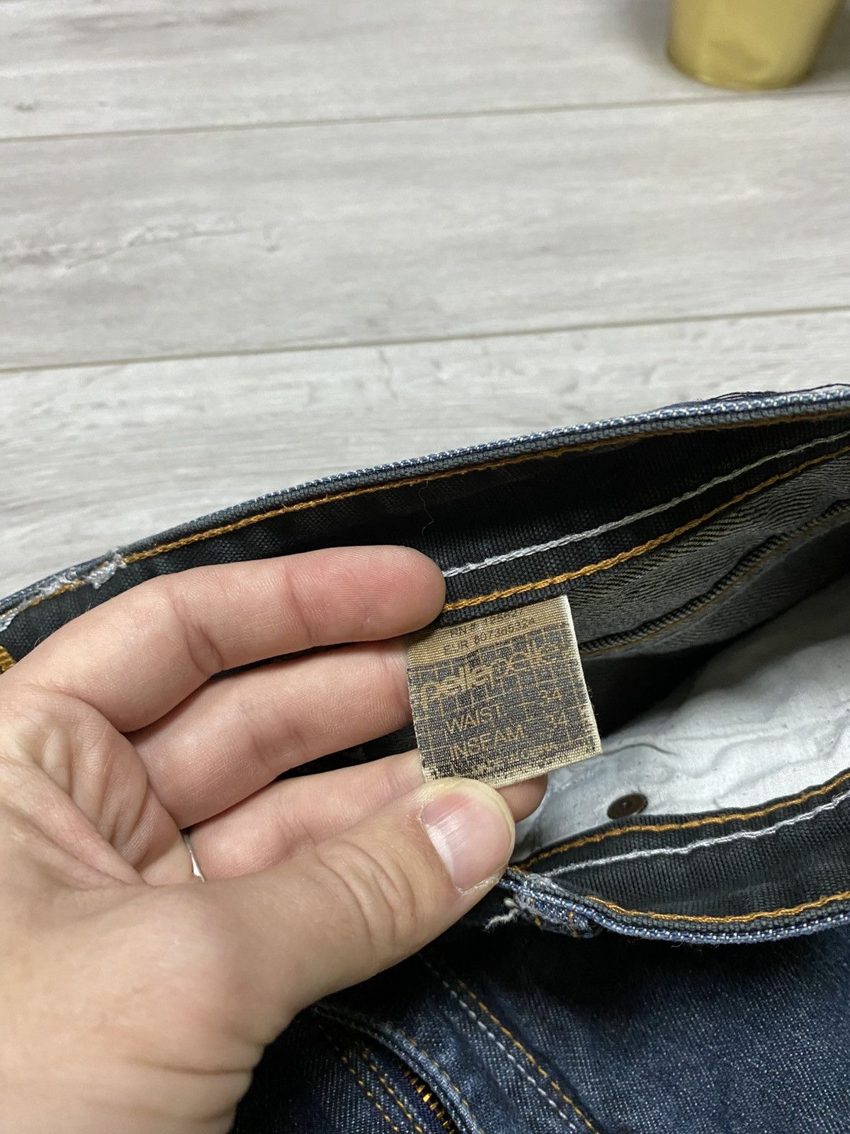 Pelle Pelle Pelle Pelle big logo PP wings vintage jeans pants Size US 34 / EU 50 - 11 Thumbnail