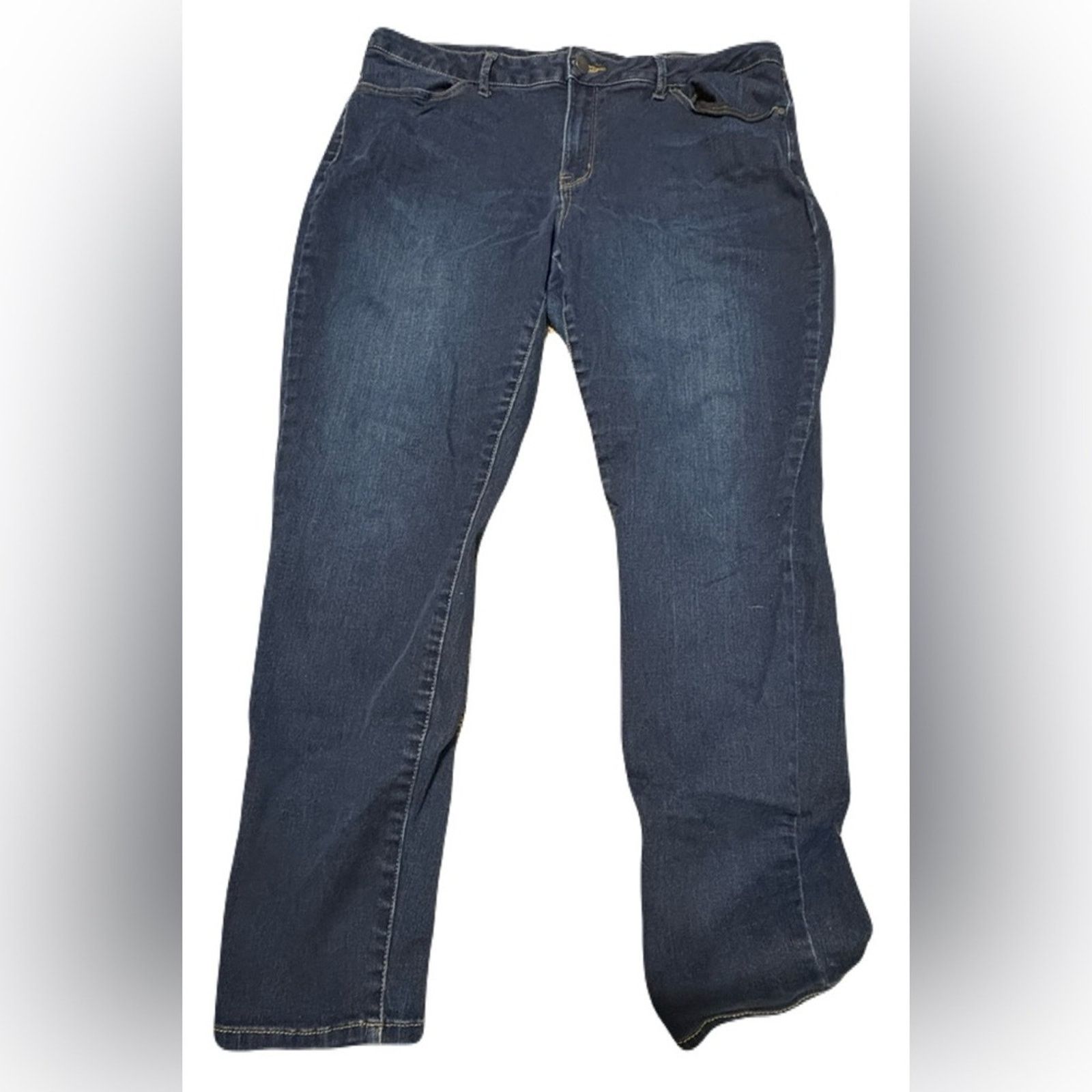 Vintage (Ana) Blue Denim Plus Size Jeans: Size 34/18 Size 40" / US 18 - 1 Thumbnail