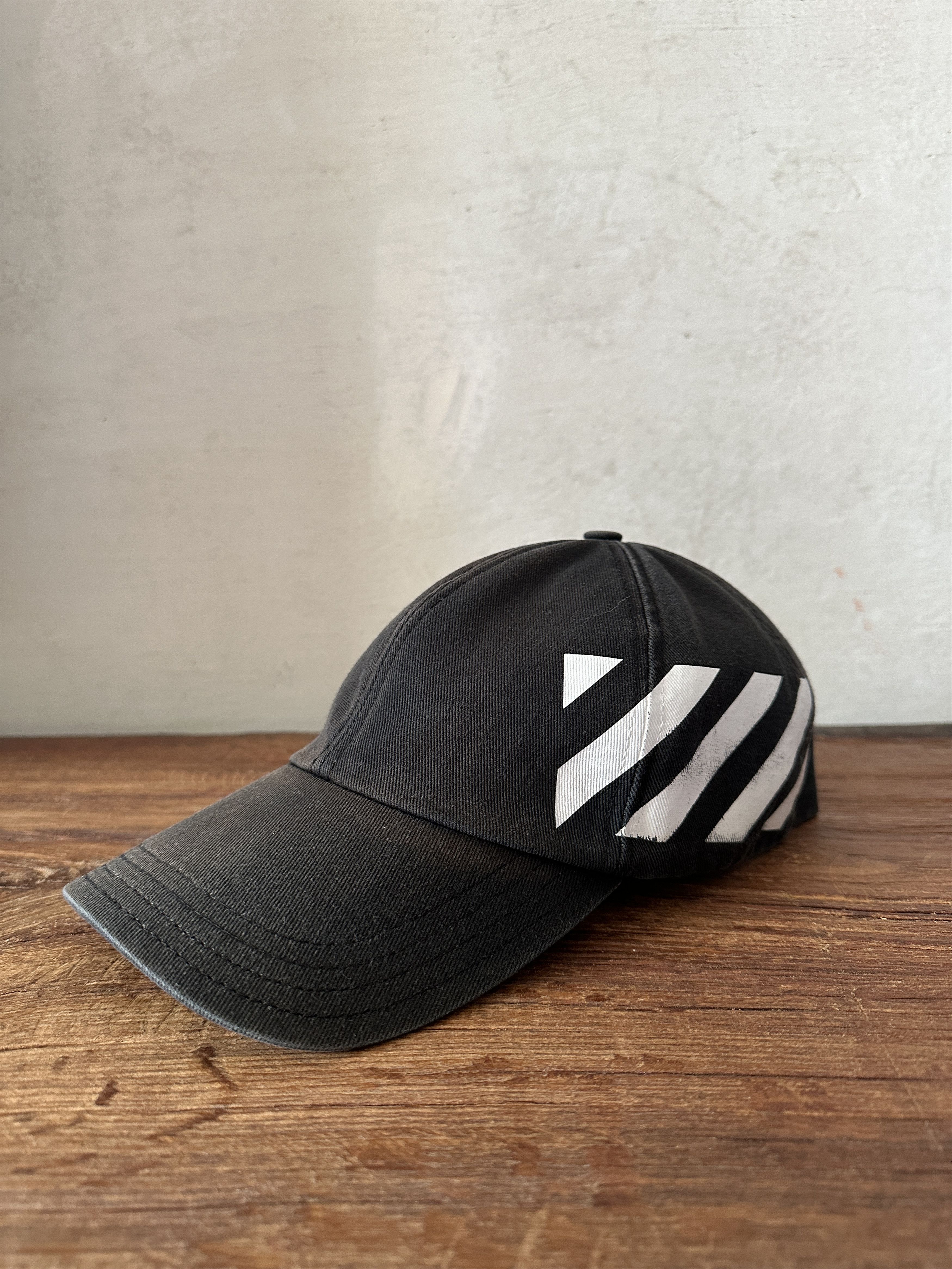 Off-White Off White Striped Diagonal Cap Size ONE SIZE - 2 Thumbnail