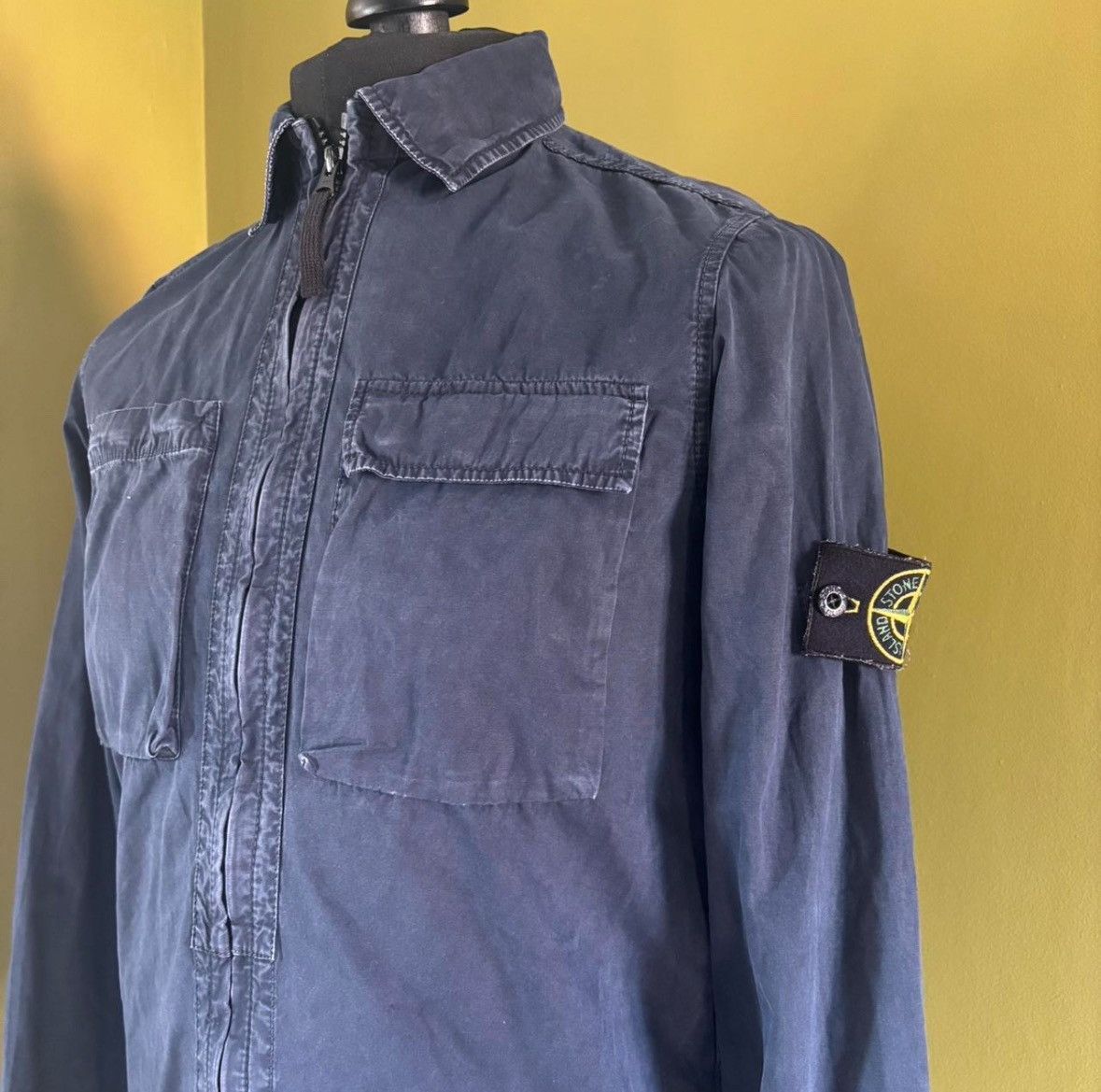 Stone Island Stone island navy blue overshirt Size US S / EU 44-46 / 1 - 2 Thumbnail
