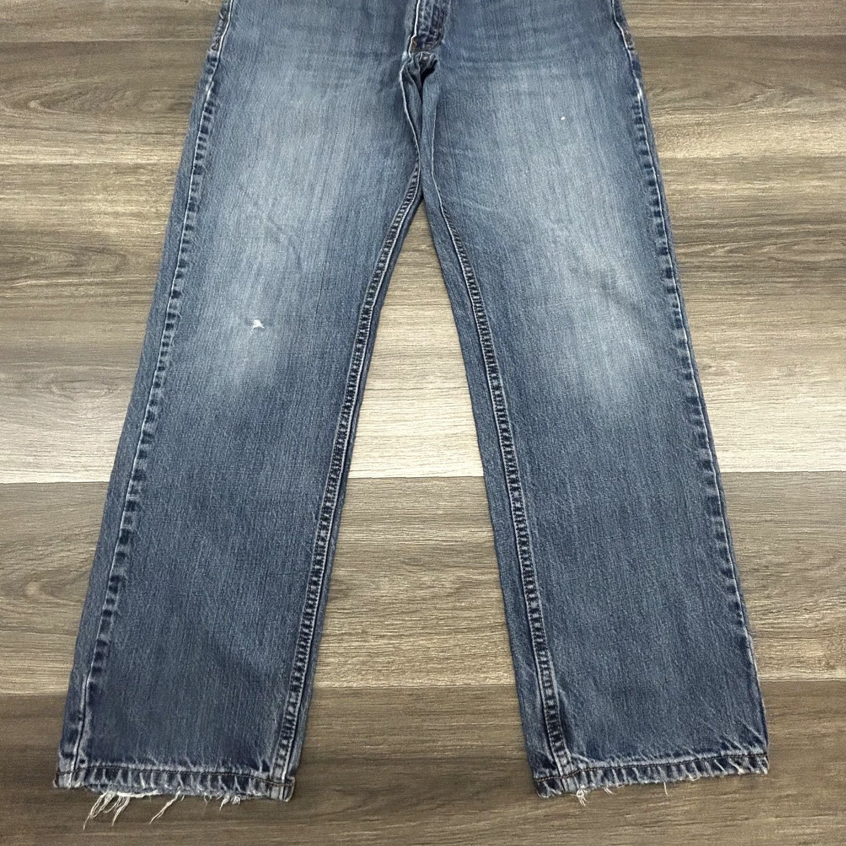 Harley Davidson Harley-Davidson Jeans Mens 36x31 Blue Relaxed Straight Denim Distressed Pockets Logo 5-pocket Denim Casual Mens Jeans Size US 36 / EU 52 - 3 Thumbnail