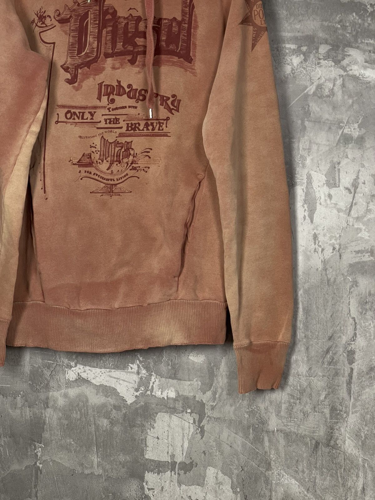 20471120 × Diesel × Japanese Brand Vintage Y2K Diesel Retro Japanese Brand Faded hoodie Size US S / EU 44-46 / 1 - 6 Thumbnail