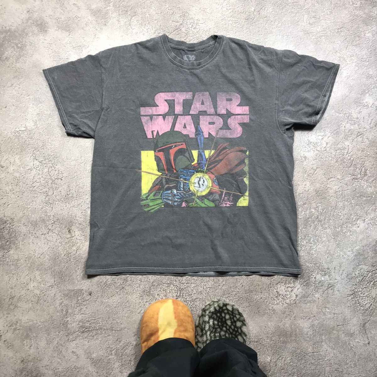 Vintage Vintage 90s Sun Faded Star Wars Graphic Tee Streetwear XL Size US XL / EU 56 / 4 - 1 Thumbnail