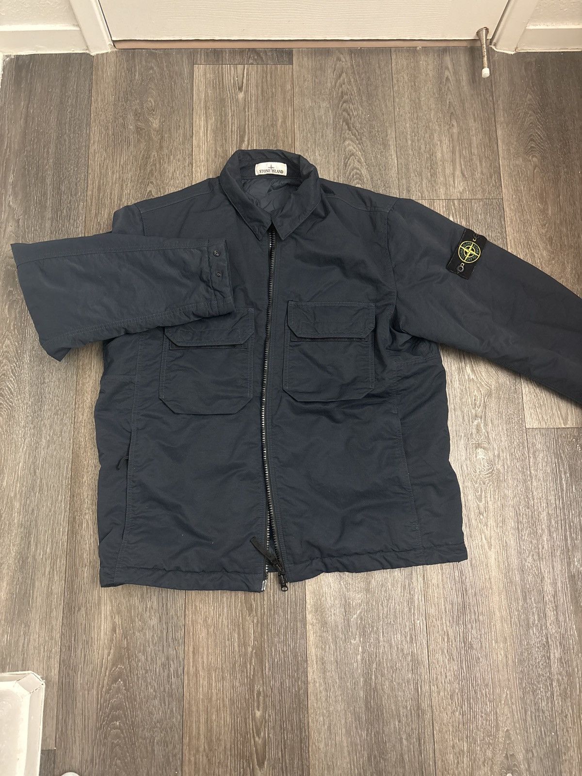 Stone Island Stone island zip up jacket nylon jacket Size US XL / EU 56 / 4 - 3 Thumbnail
