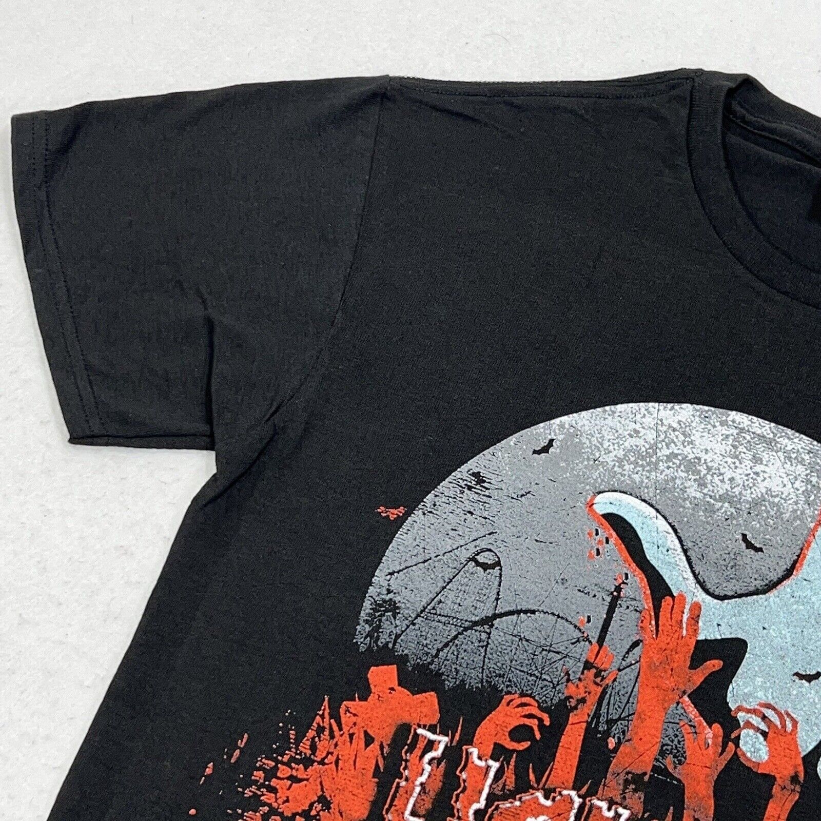 Delta Cedar Point Haunt Halloweekends Black Graphic T Shirt Size US S / EU 44-46 / 1 - 6 Thumbnail