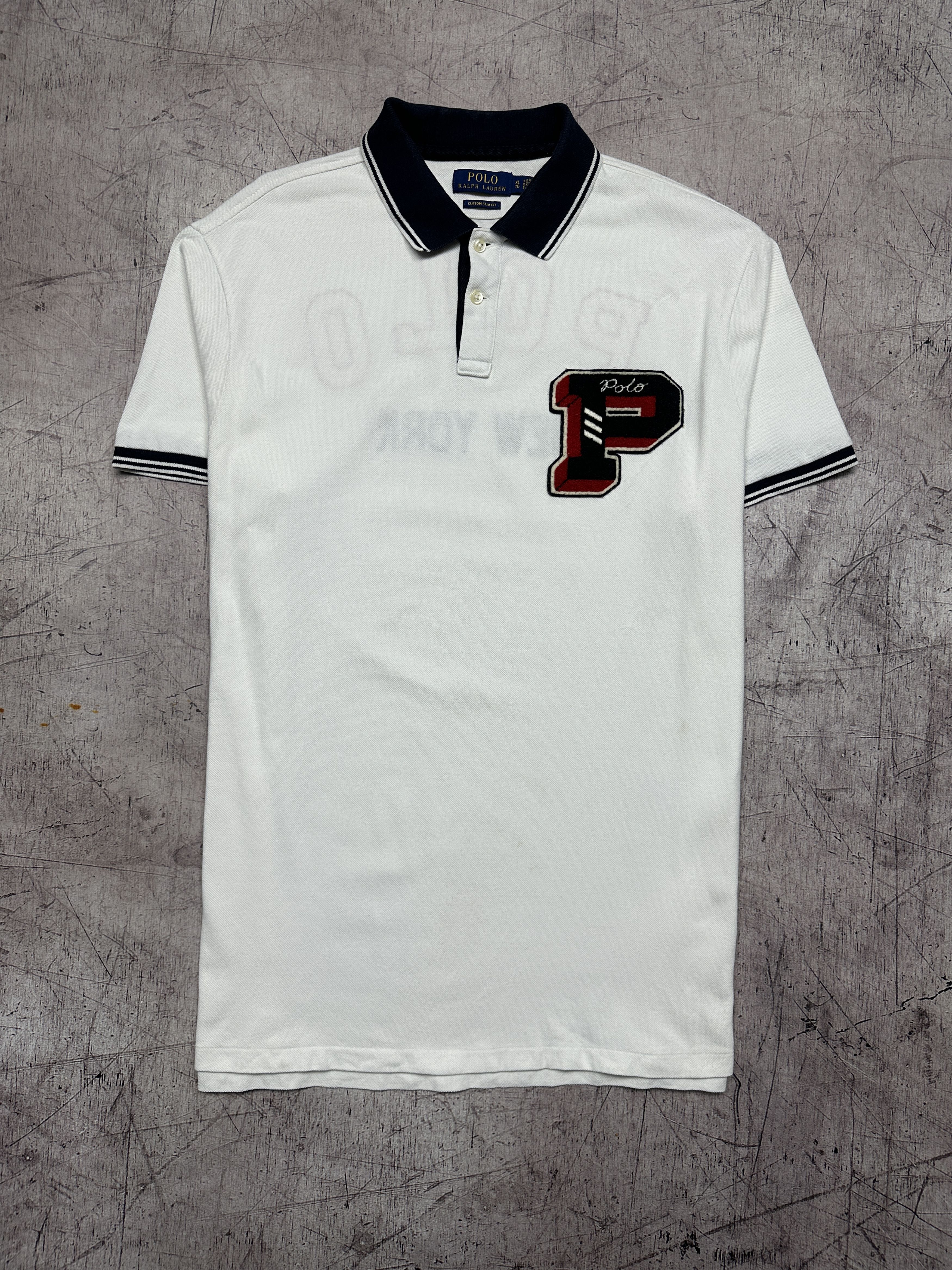 Polo Ralph Lauren Polo Ralph Lauren New York Mens Striped Polo Shirt Size US XL / EU 56 / 4 - 3 Thumbnail
