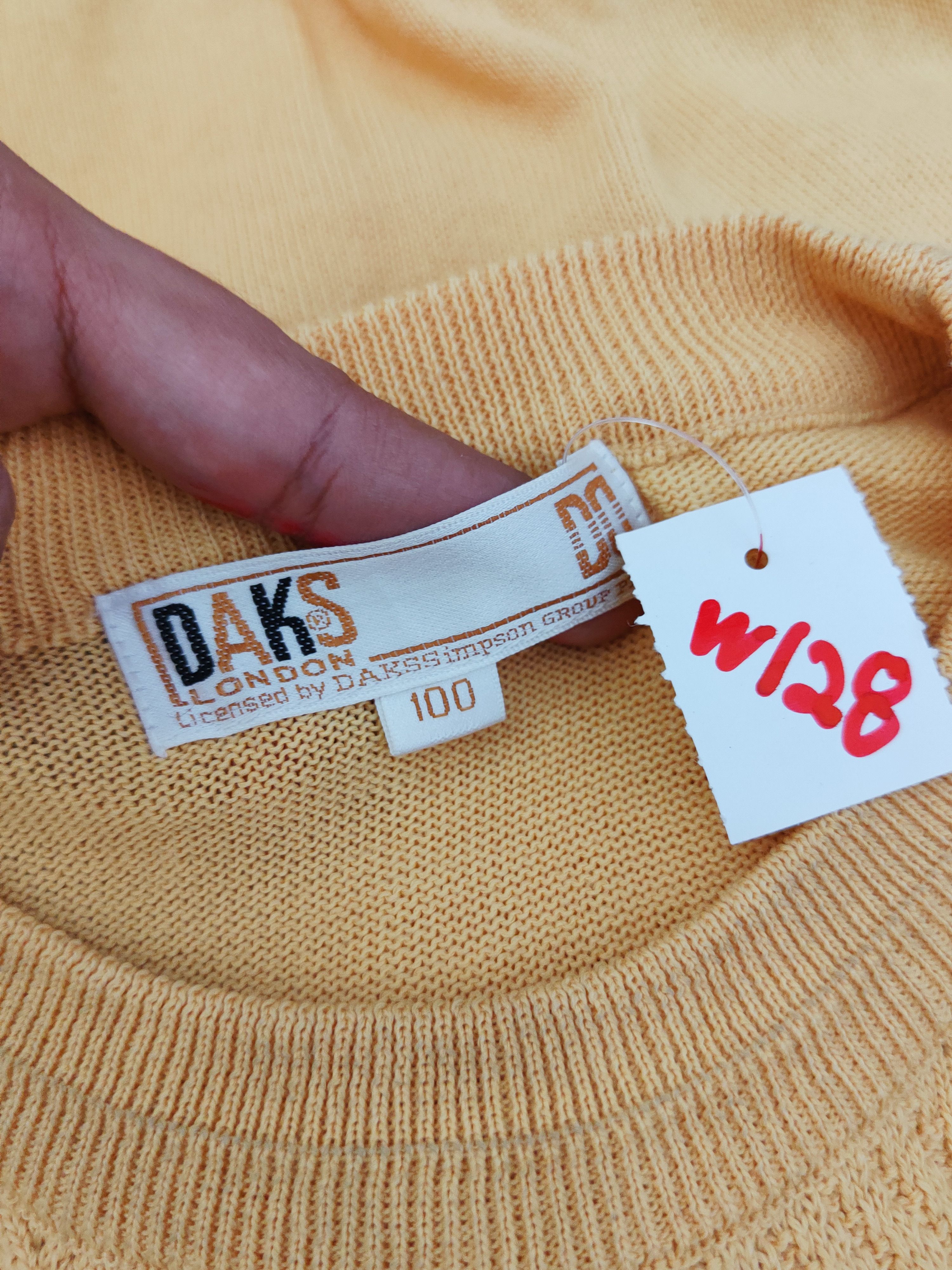 DAKS Daks London Yellow Golf Knitwear Sweatshirts #W128 Size US M / EU 48-50 / 2 - 14 Thumbnail