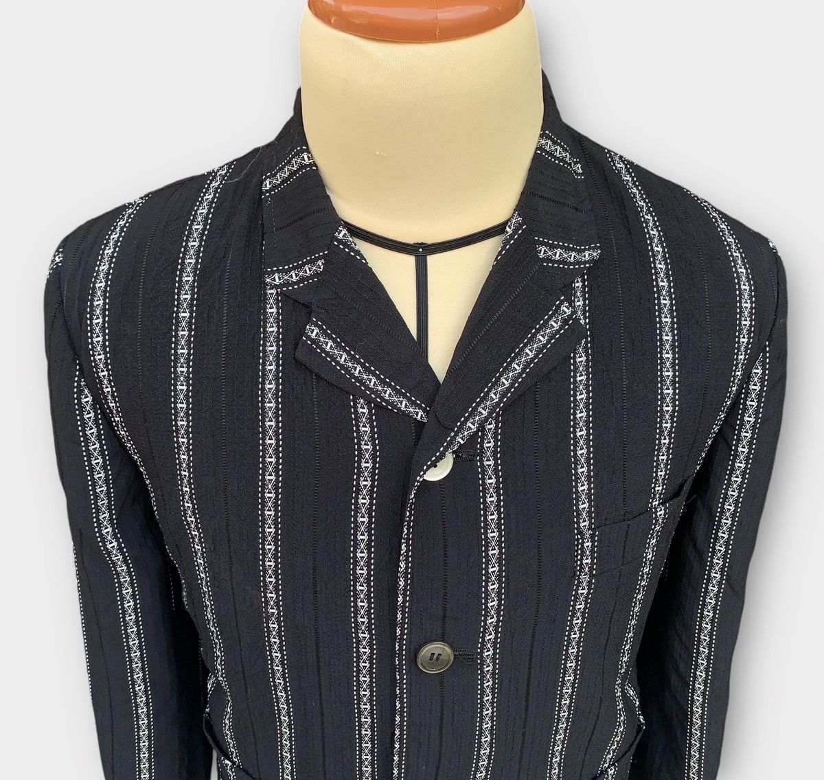 Comme des Garcons AD1989 Tricot Comme Des Garcons Cropped Cardigan Jacket Size M / US 6-8 / IT 42-44 - 7 Thumbnail